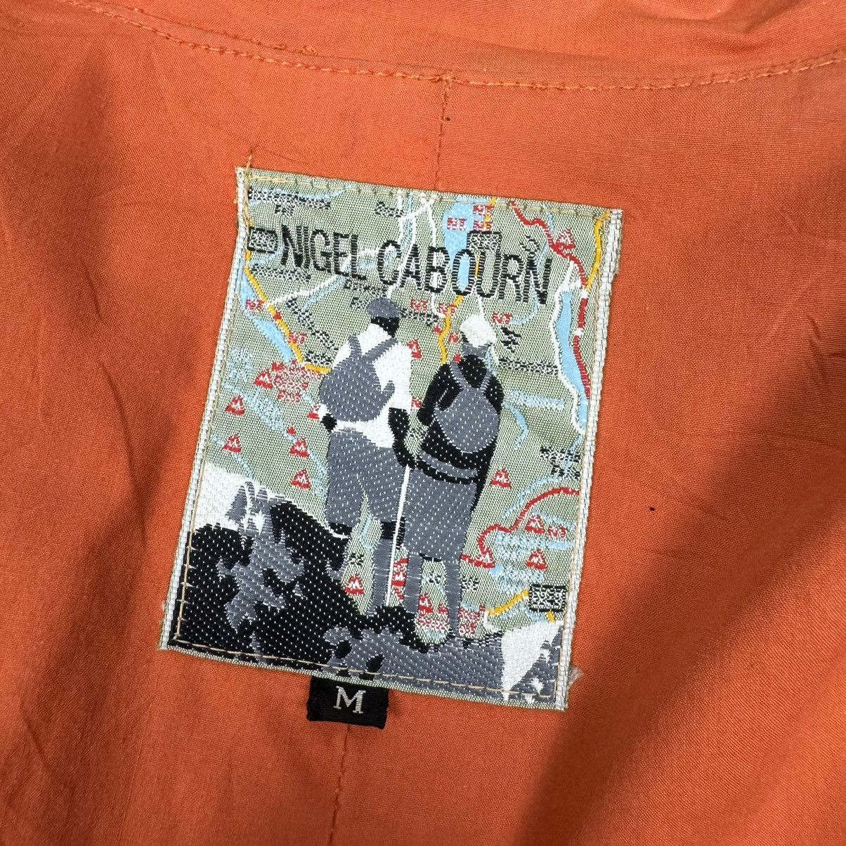 Nigel Cabourn ⚡️NIGEL CABOURN SMOCK ORANGE BOMBER JACKET Size US M / EU 48-50 / 2 - 10 Thumbnail