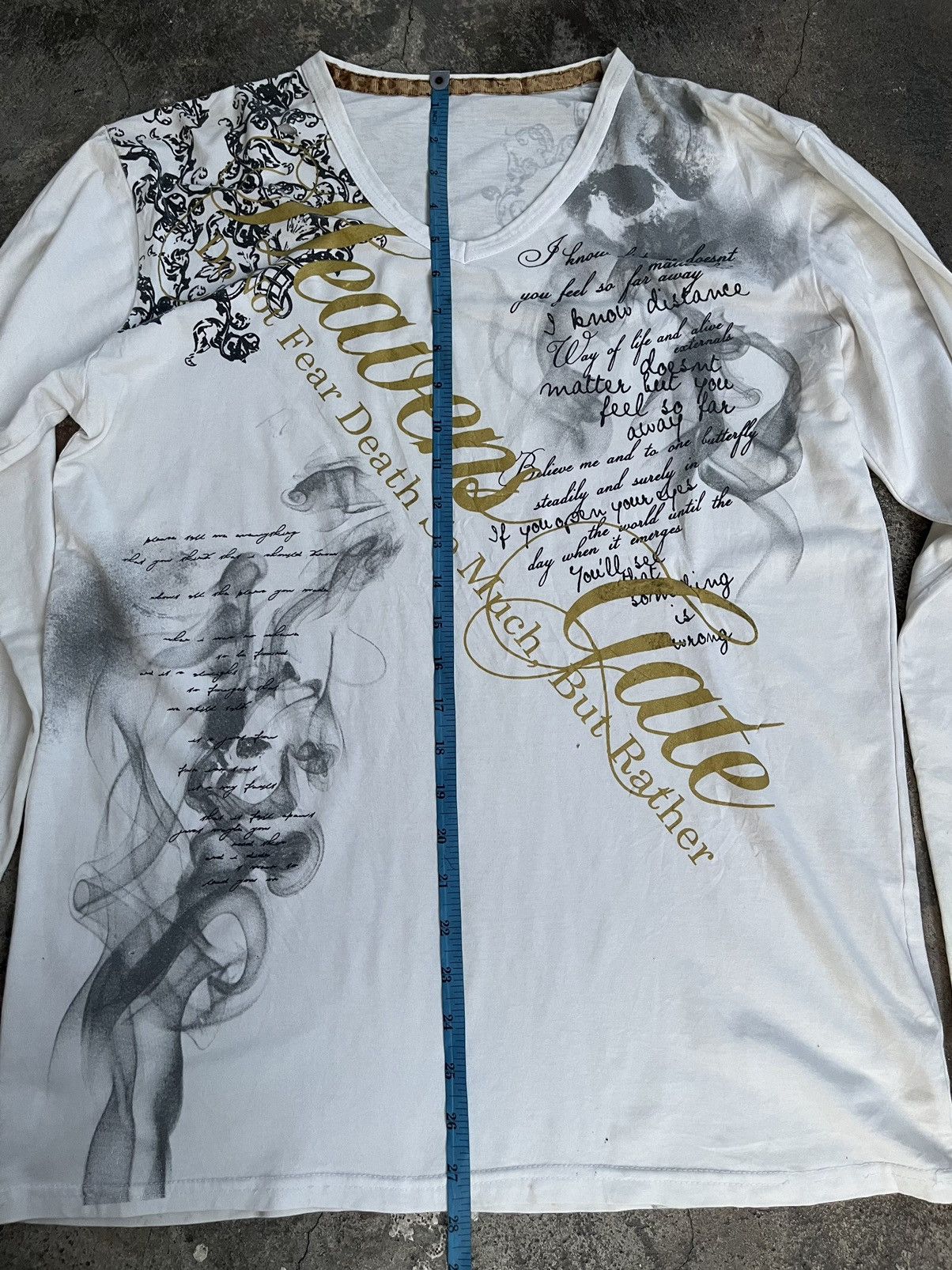 If Six Was Nine 2000s JAPANESE POEM SMOKE GOTHIC SEDITIONARIES PUNK STYLE Size US L / EU 52-54 / 3 - 10 Thumbnail
