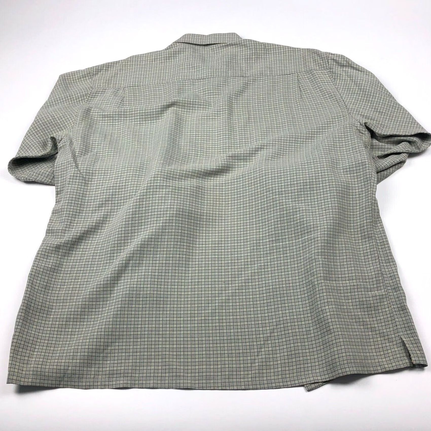 BUGATCHI Bugatchi Uomo Dress Shirt Large Gray Modal Rayon Mens Button Front Long Sleeve Shirt Size 42R - 2 Thumbnail