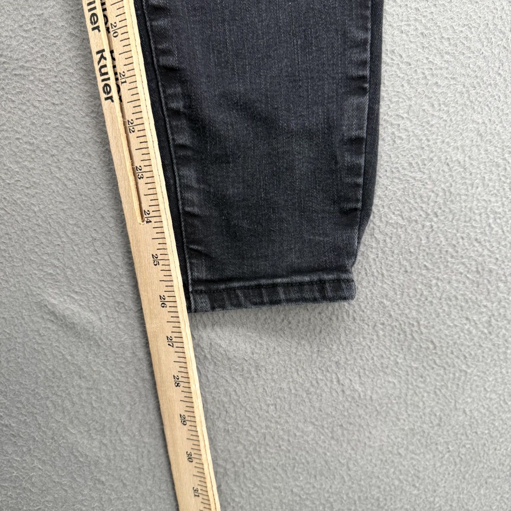 Vintage Judy Blue Jeans Womens 15/32 Black High Rise Jegging Stretch Denim Pull On Slim Pockets 5-Pocket Size 36" / US 14 / IT 50 - 7 Thumbnail