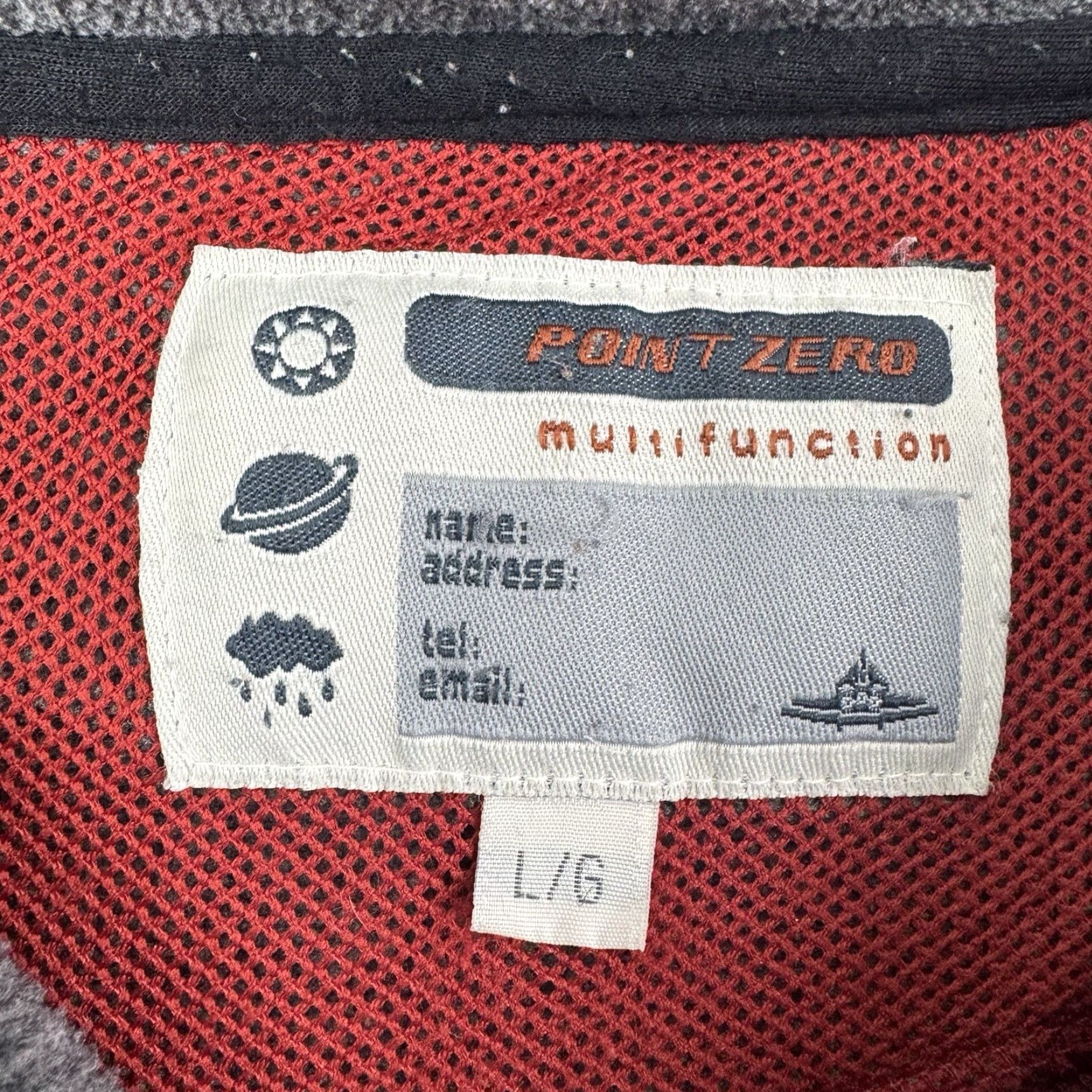 Point Zero VINTAGE Point Zero Fleece Jacket Quarter Zip Adult Large Gray Pockets 90s Y2K Punk Mens Size US L / EU 52-54 / 3 - 2 Thumbnail
