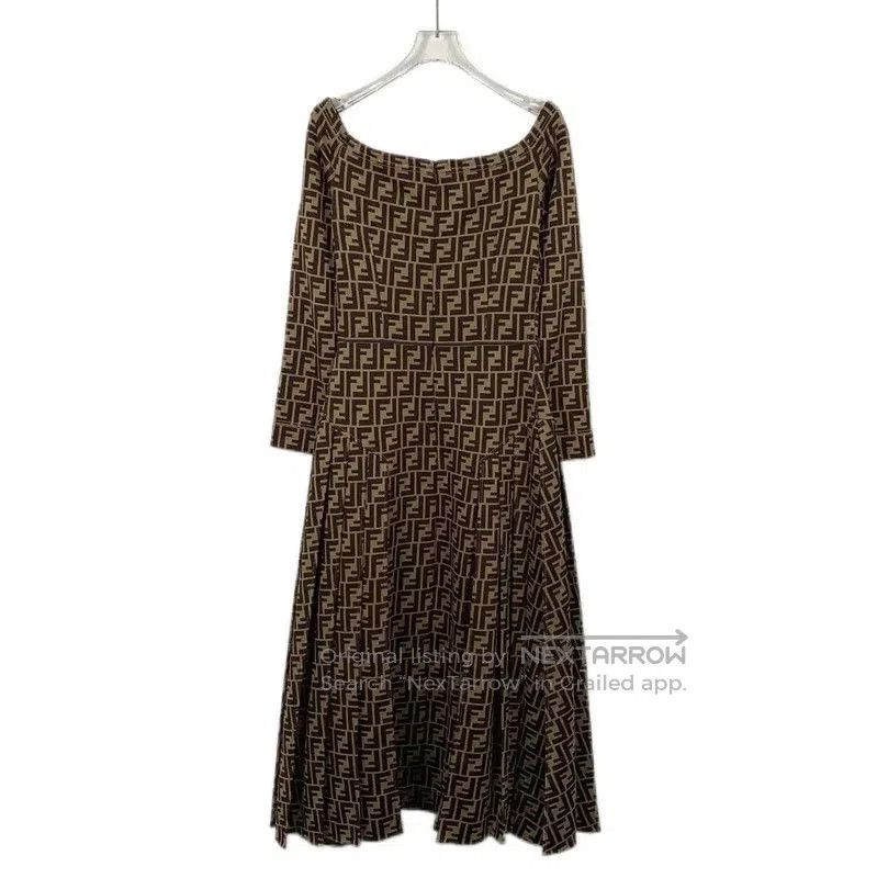 Fendi Fendi Brown Cotton Women's Dress Size S . | Grailed