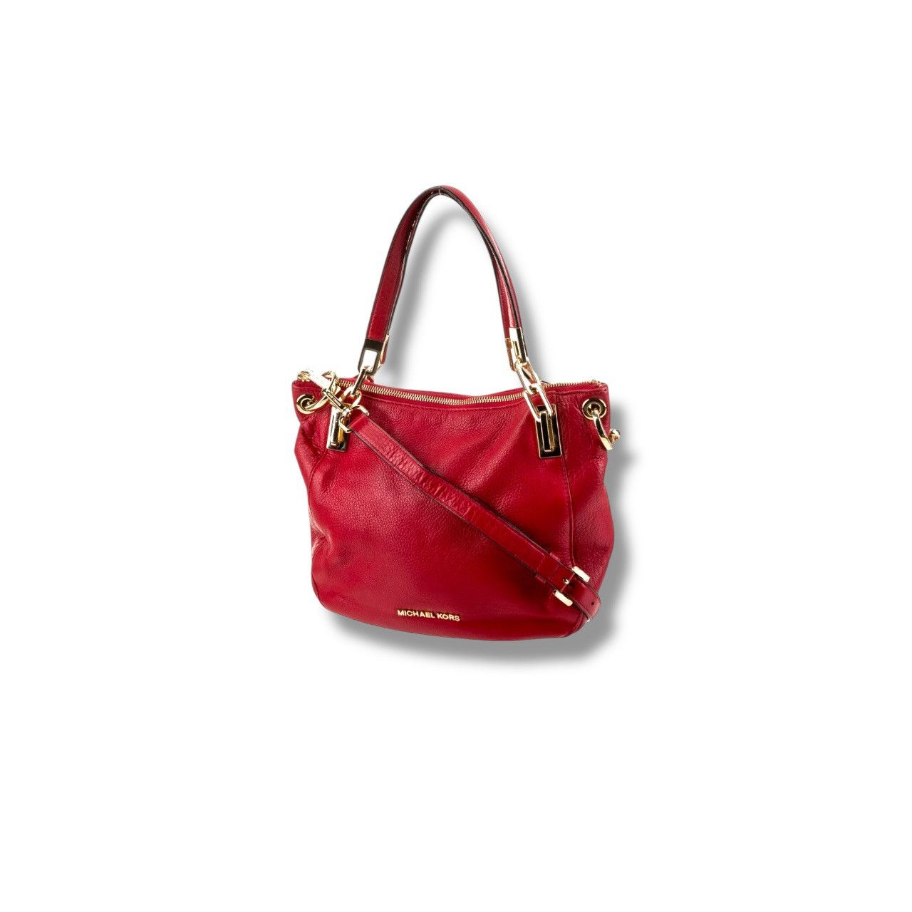 Michael Kors Michael Kors Red Leather Crossbody Bag Size ONE SIZE - 7 Thumbnail