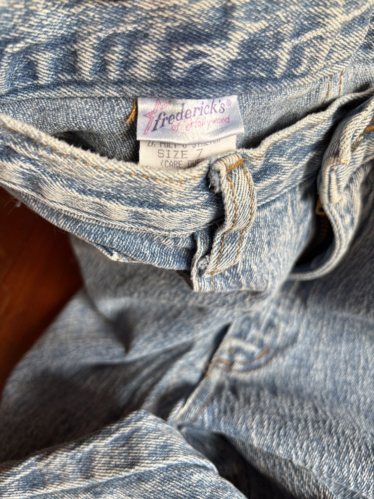 Other FREDERICK’S OF HOLLYWOOD 70’s-80’s HIGH WAIST JEANS Size 24" / US 00 / IT 34 - 5 Thumbnail