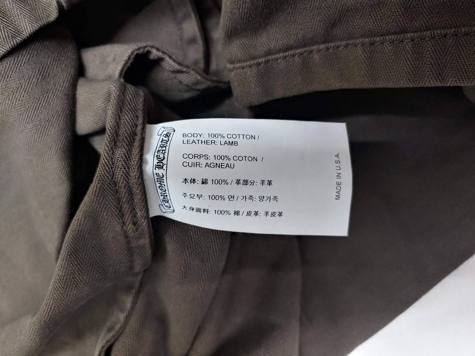 Chrome Hearts Chrome Hearts Oversized Cross Patch Shirt in Olive Green Size ONE SIZE - 4 Thumbnail
