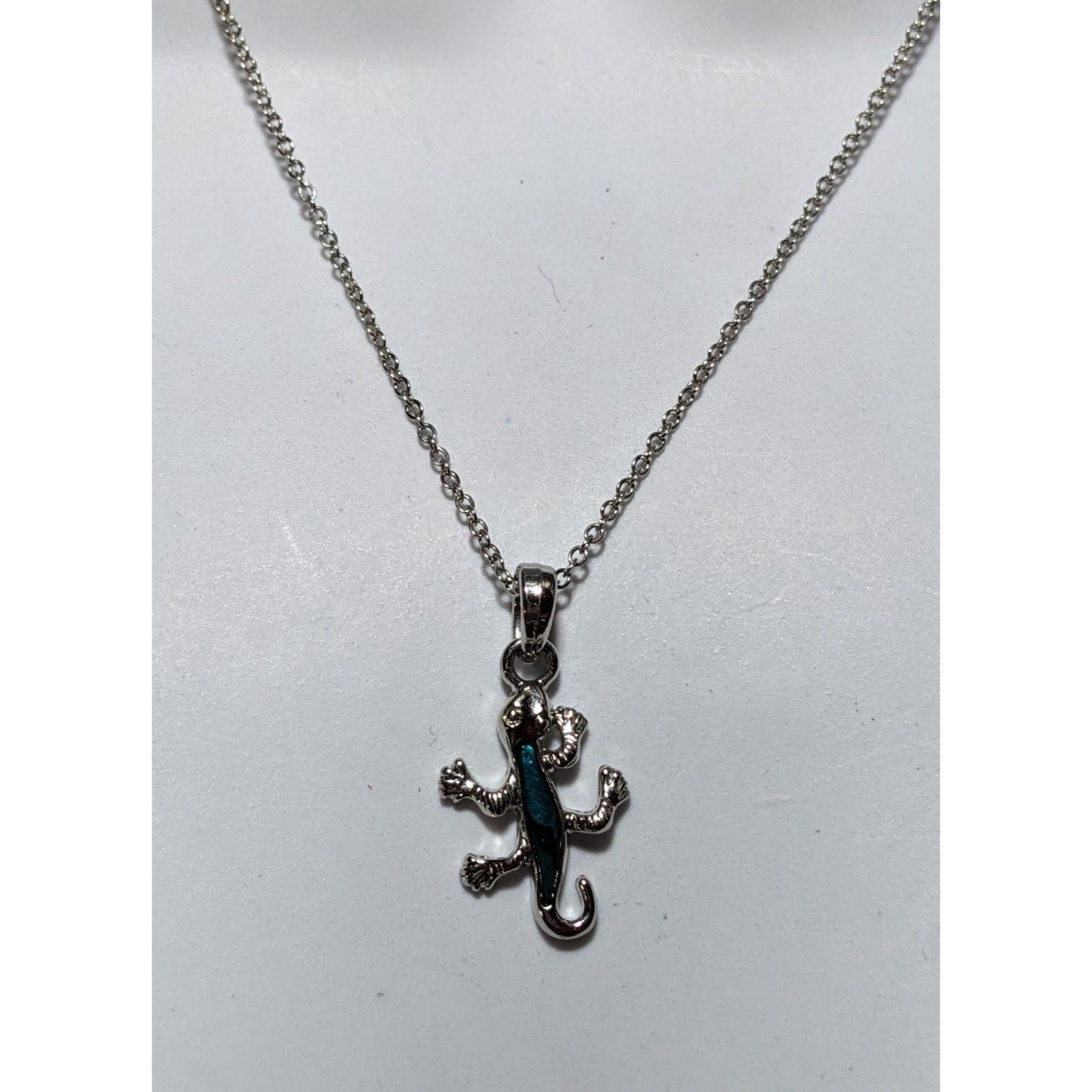 Other Vintage 90s Blue Shell Salamander NEcklace Size ONE SIZE - 4 Thumbnail