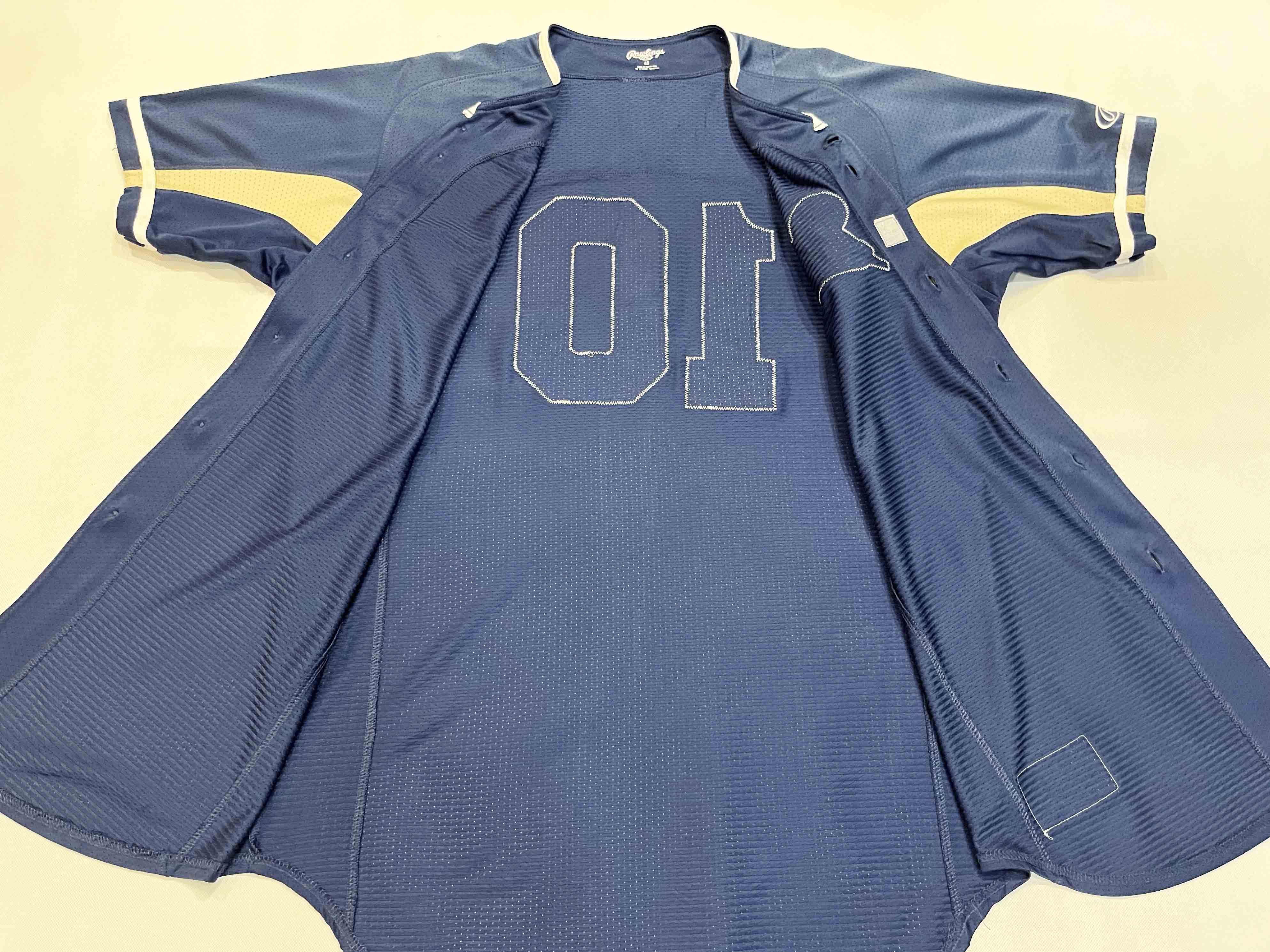 MLB Rawlings MLB Milwaukee Brewers #10 Game Baseball Jersey Size US M / EU 48-50 / 2 - 8 Thumbnail