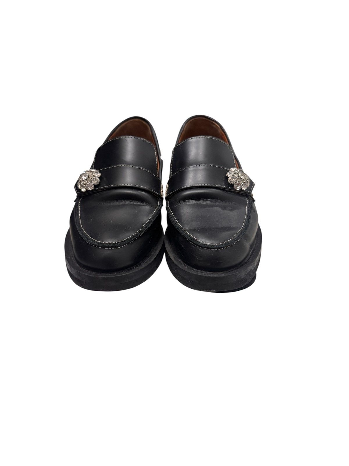 Ganni Ganni Black Loafer Size US 8 / IT 38 - 2 Thumbnail