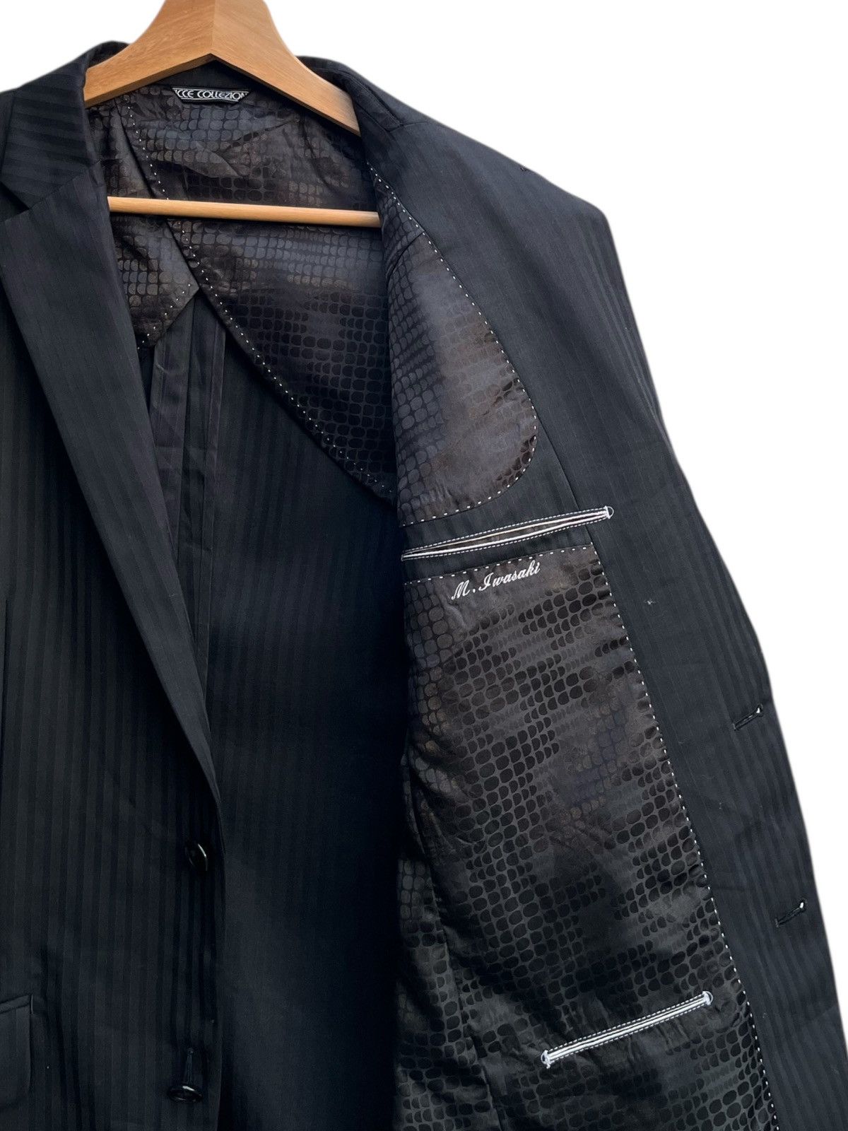 Yoshiyuki Konishi Ficce Collezione by Yoshiyuki Konishi Stripe Suit Jacket Size US M / EU 48-50 / 2 - 7 Thumbnail