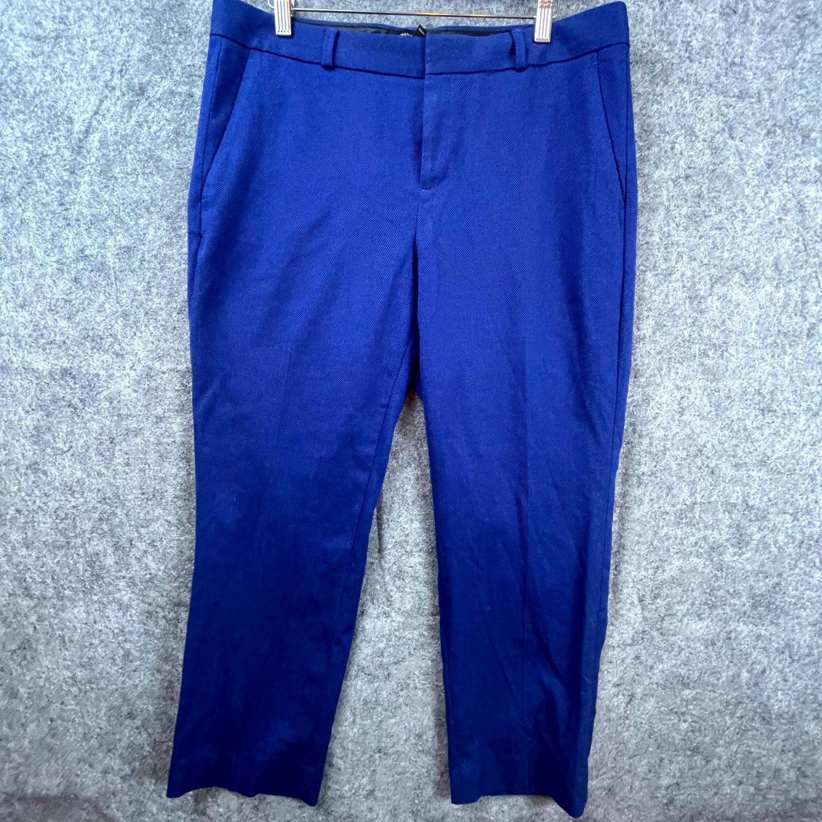 Banana Republic Banana Republic Dress Pant Women 12 Blue Avery Cropped Size 34" / US 12 / IT 48 - 1 Thumbnail