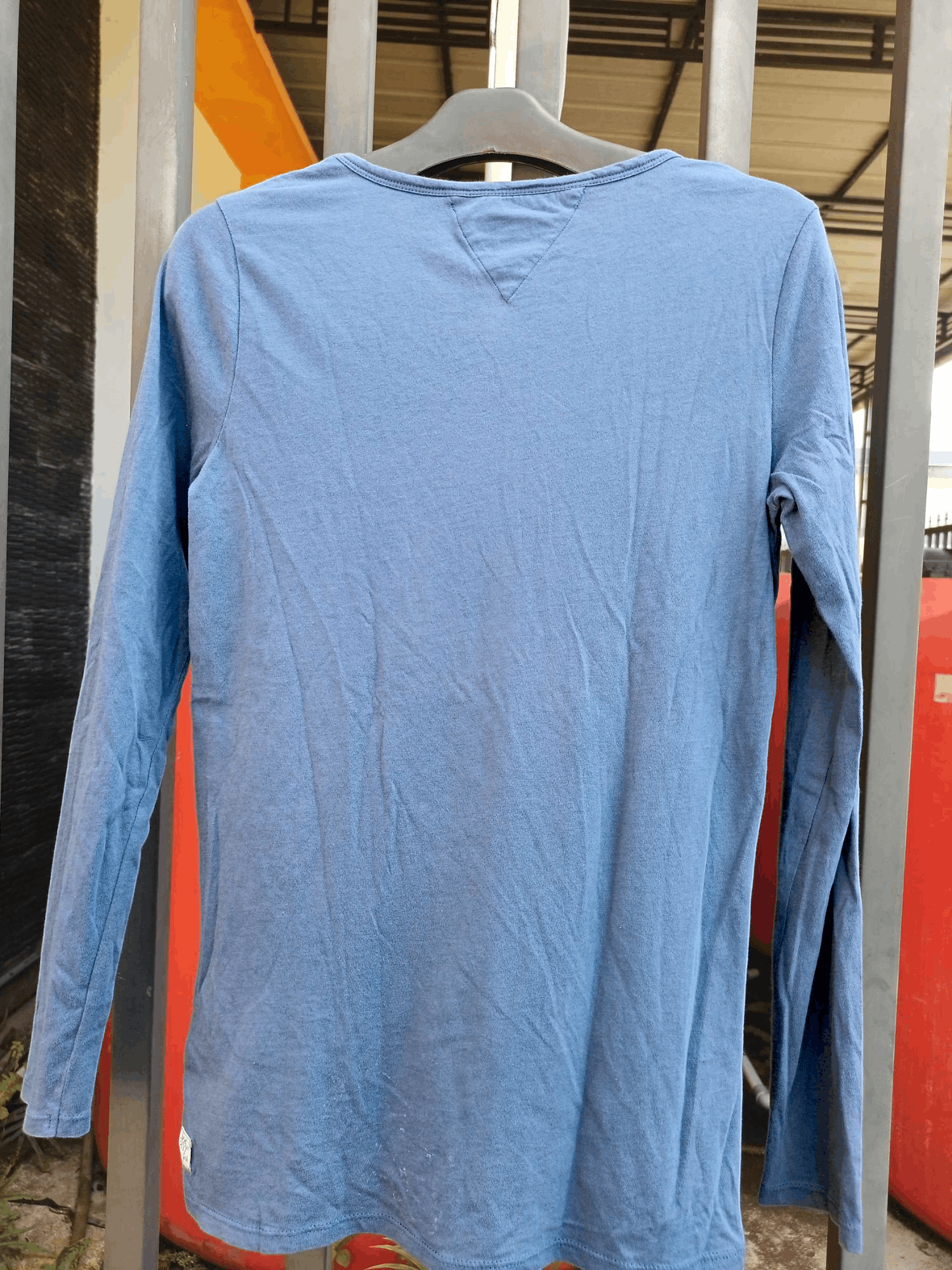Designer × Tommy Hilfiger Hilfiger ❤️ New York Women Long Sleeve T-Shirt Size US L / EU 52-54 / 3 - 24 Thumbnail