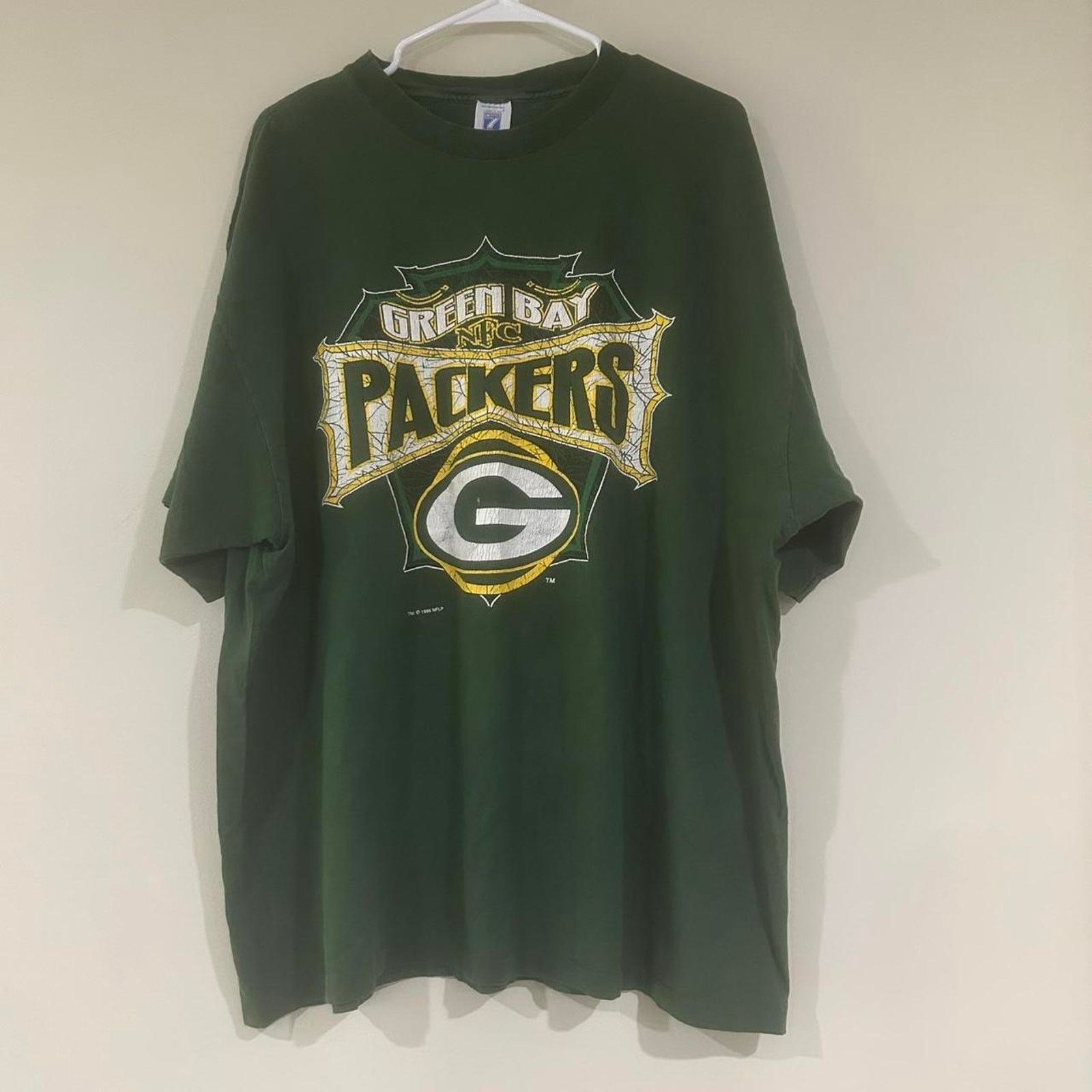 Logo 7 Vintage 1994 Green Bay Packers Shirt Size US XXL / EU 58 / 5 - 1 Thumbnail