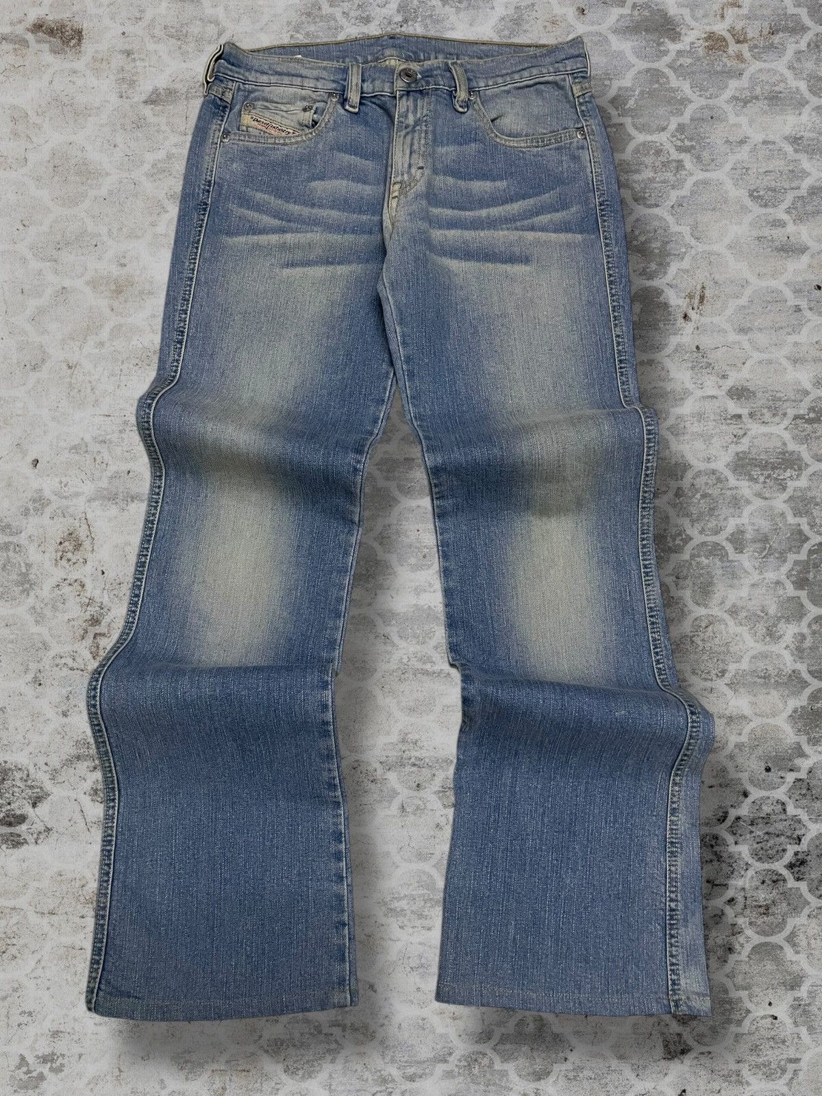 Diesel Vintage Authentic Designer Diesel Flared Blue Denim Size US 28 / EU 44 - 1 Thumbnail