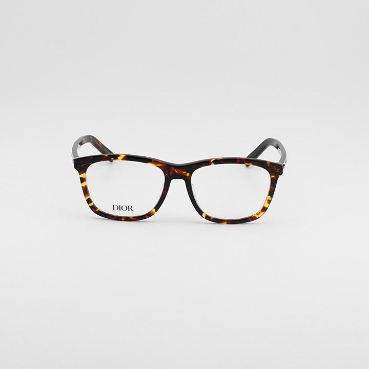 Dior Dior DIORESSENTIALO S2F 2400 Eyeglasses Havana 54mm Square Size ONE SIZE - 5 Thumbnail