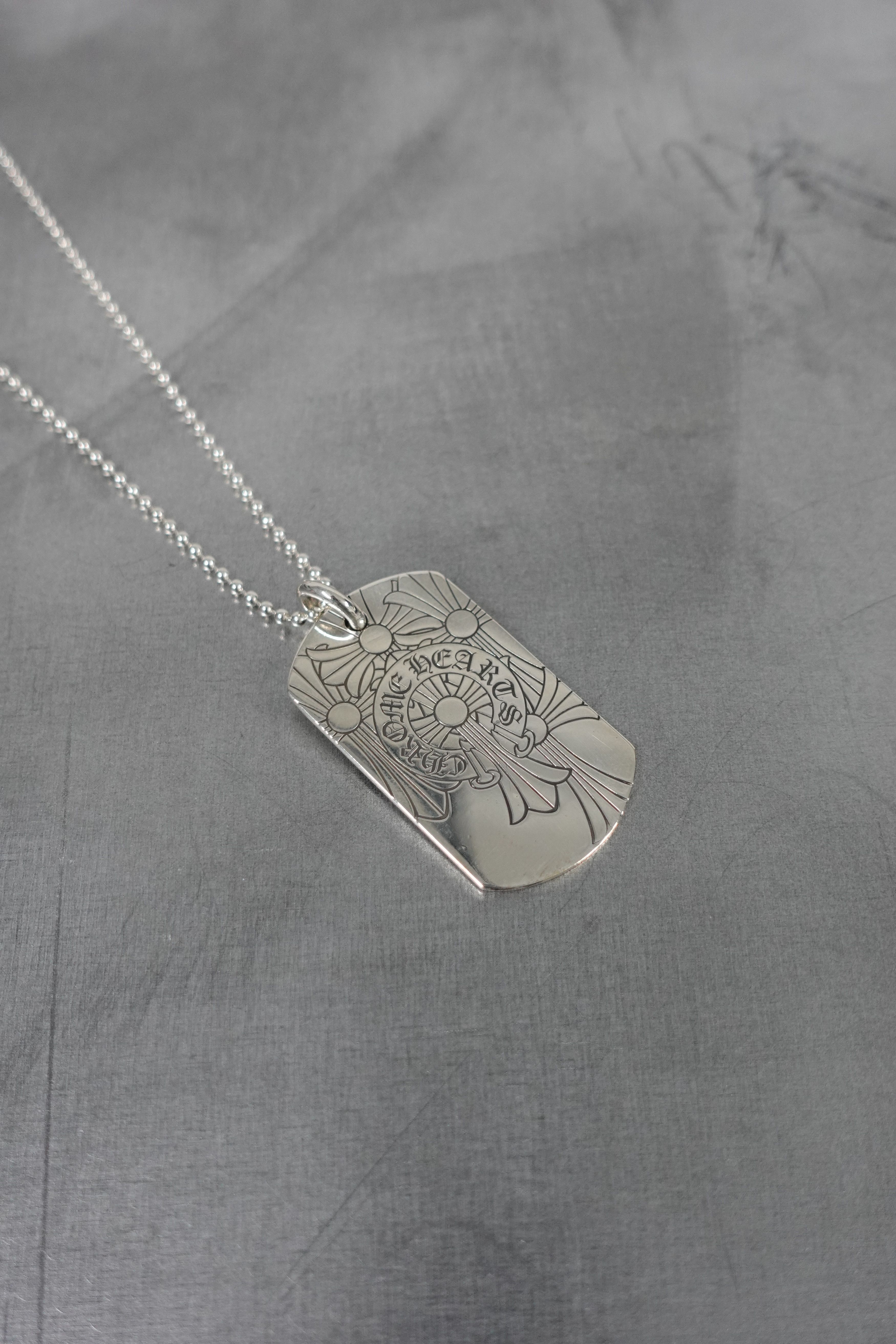 Chrome Hearts CHROME HEARTS SILVER GOD BLESS DOG TAG PENDANT Size ONE SIZE - 2 Thumbnail