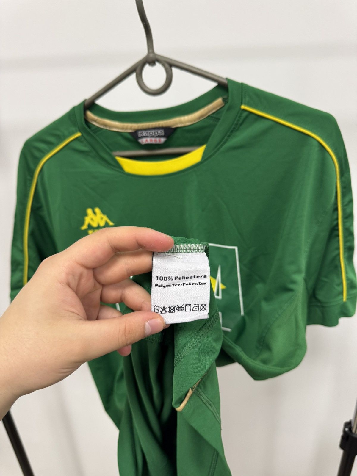 Kappa Vintage Kappa Brazil Jersey Football Shirt Blockore L Size Size US L / EU 52-54 / 3 - 7 Thumbnail