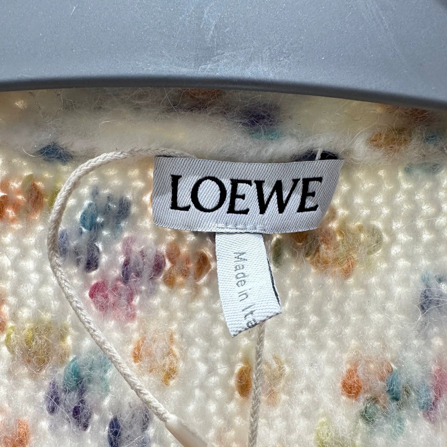 Loewe Loewe 25FW color logo knit cardigan S wool Size S / US 4 / IT 40 - 3 Thumbnail