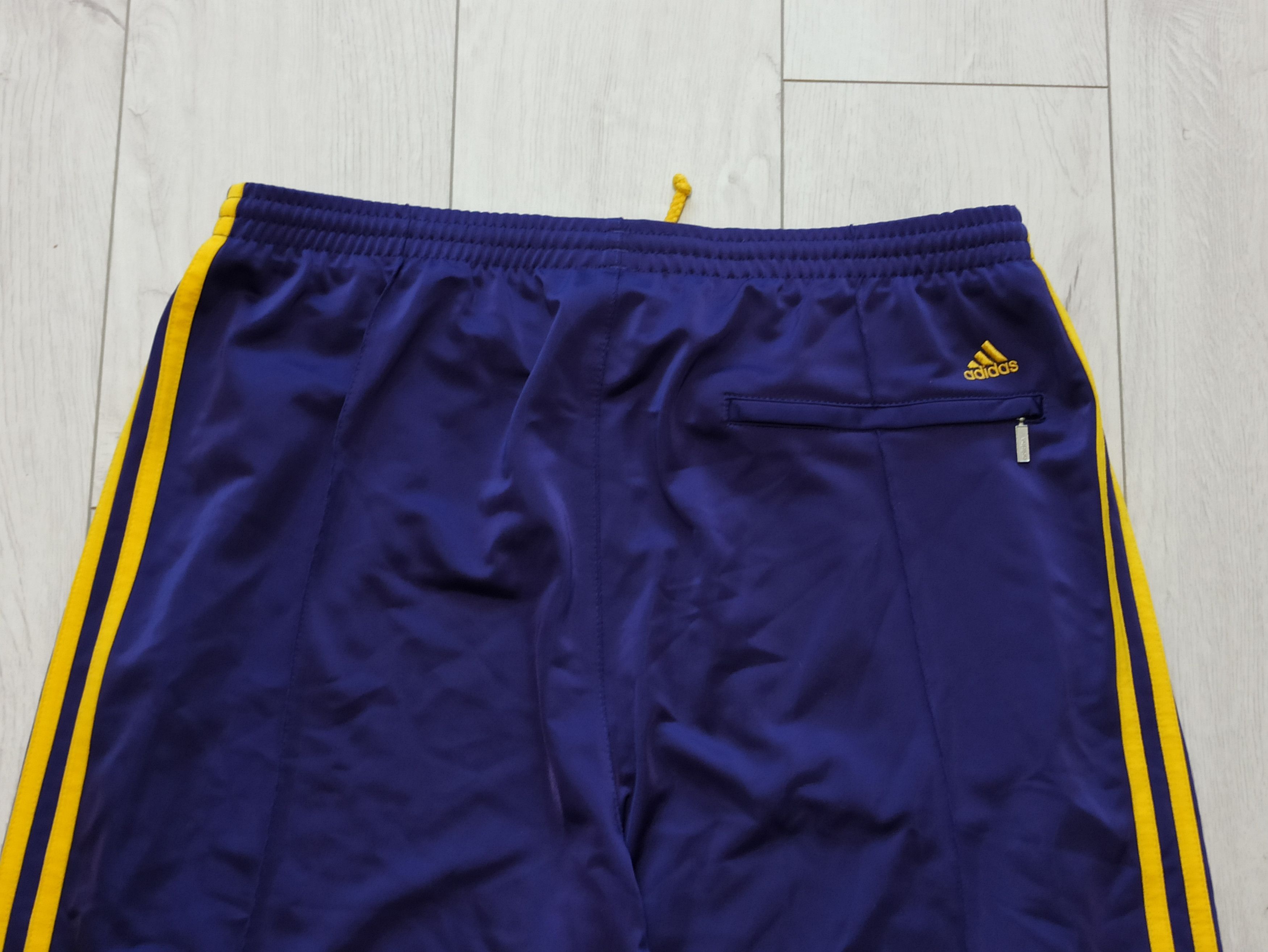 Adidas × Vintage Adidas Vintage Streetwear Pants Purple Yellow M Size US 32 / EU 48 - 8 Thumbnail