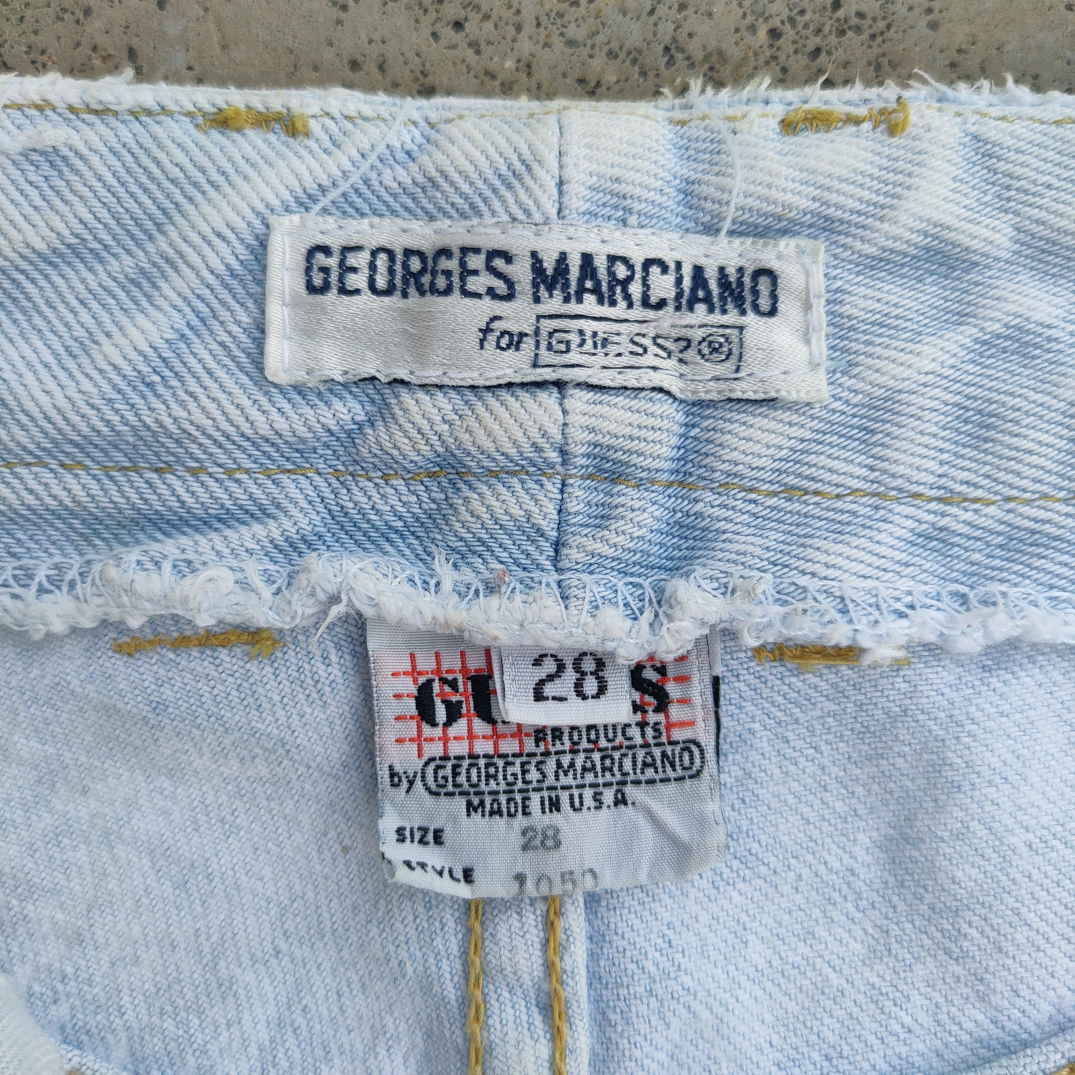 Guess GUESS x GEORGES MARCIANO LIGHT BLUE JEANS DENIM PANTS Size US 26 / EU 42 - 9 Thumbnail