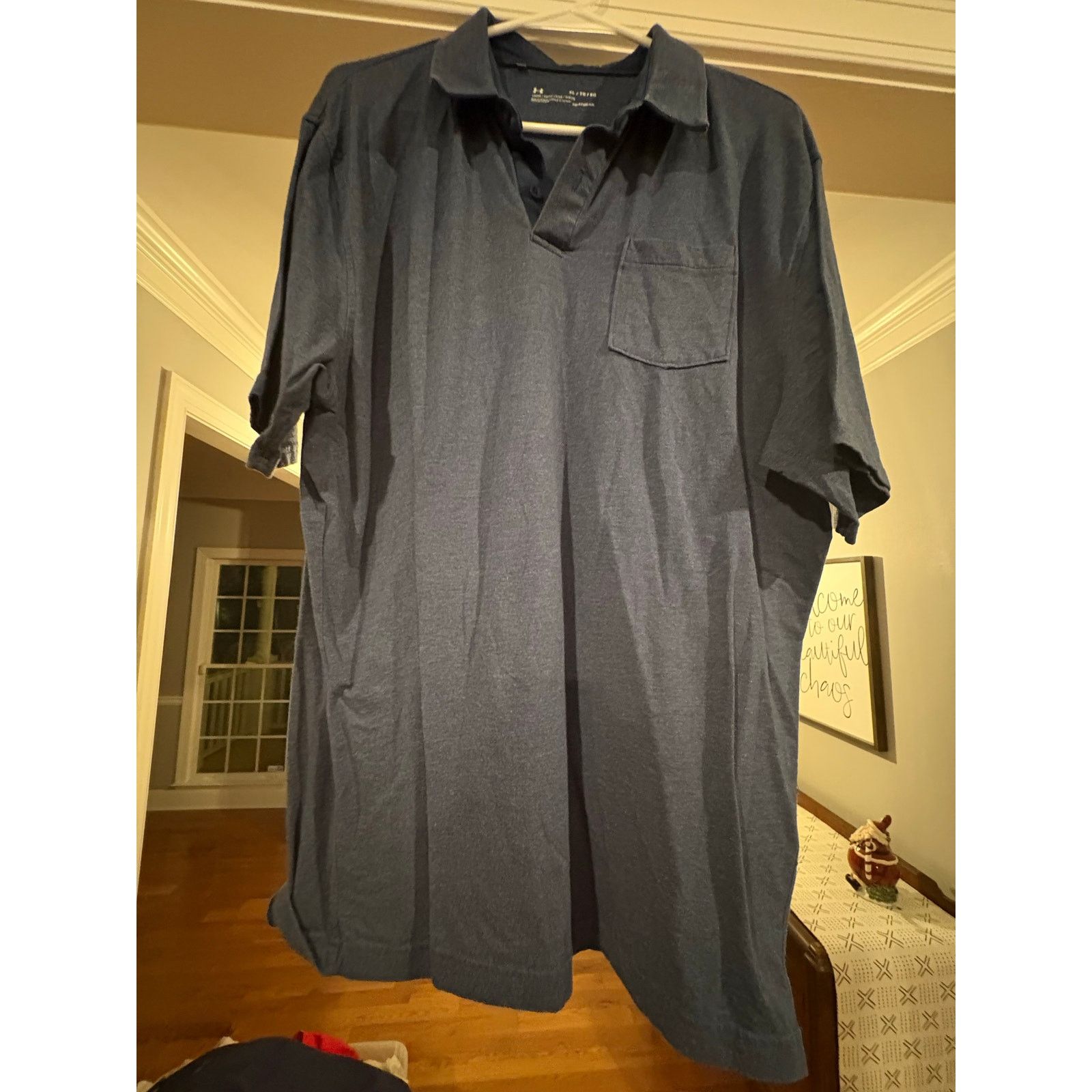 Under Armour Under Armour Men’s HeatGear Polo Shirt – XL – Navy Blue Size US XL / EU 56 / 4 - 3 Thumbnail