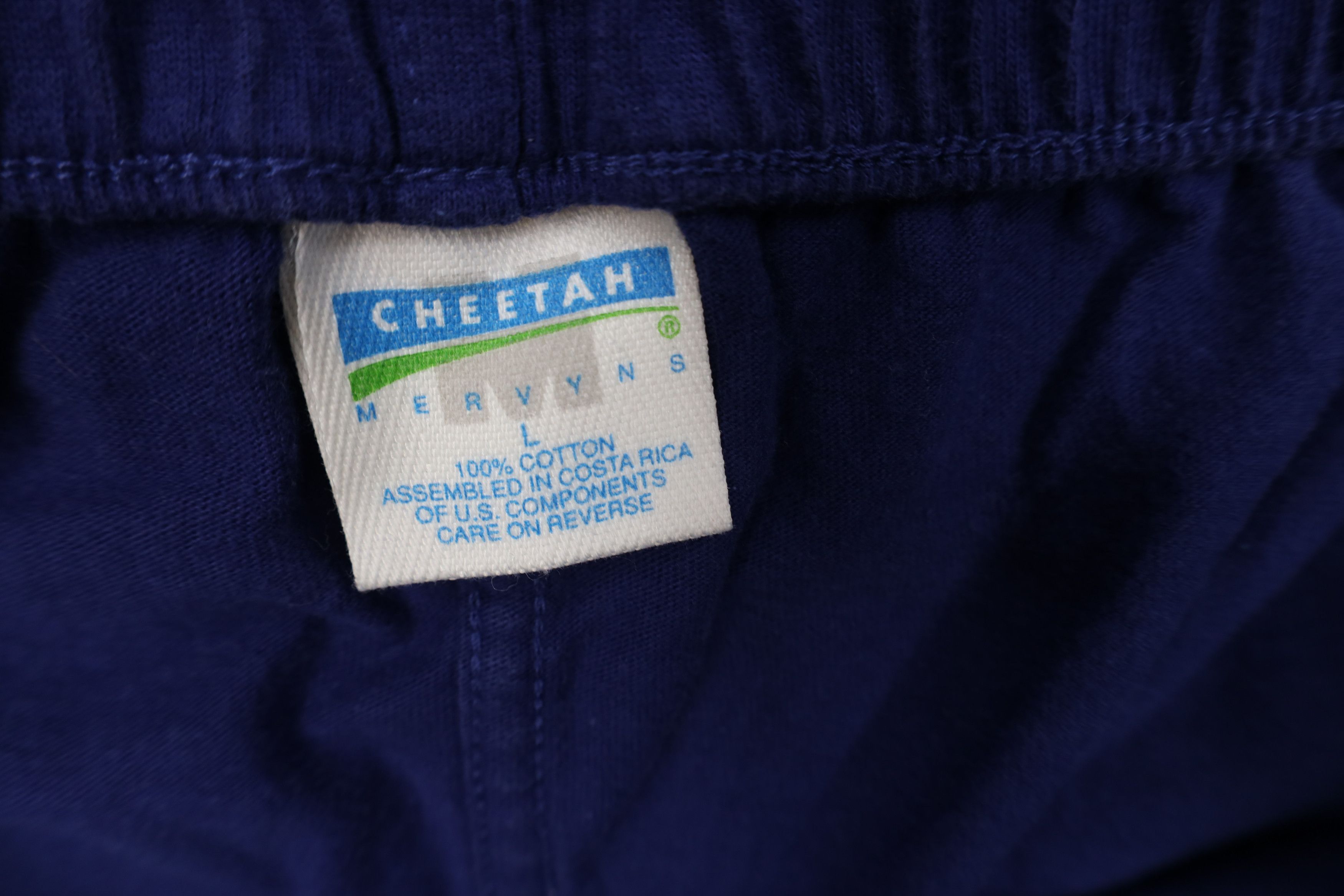Vintage Vintage 90s Streetwear Blank Cotton Above Knee Shorts Blue Size US 34 / EU 50 - 8 Thumbnail