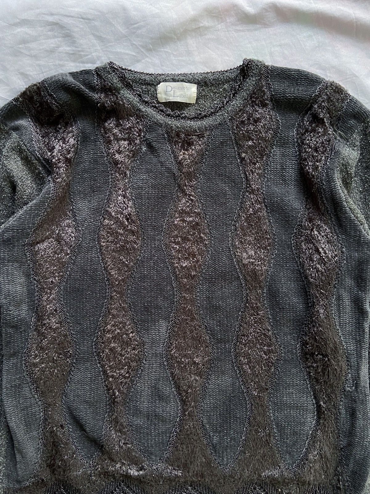 Japanese Brand ICHIOKU JAPAN DESIGNER'S LABEL PATTERN KNIT Size US L / EU 52-54 / 3 - 4 Thumbnail