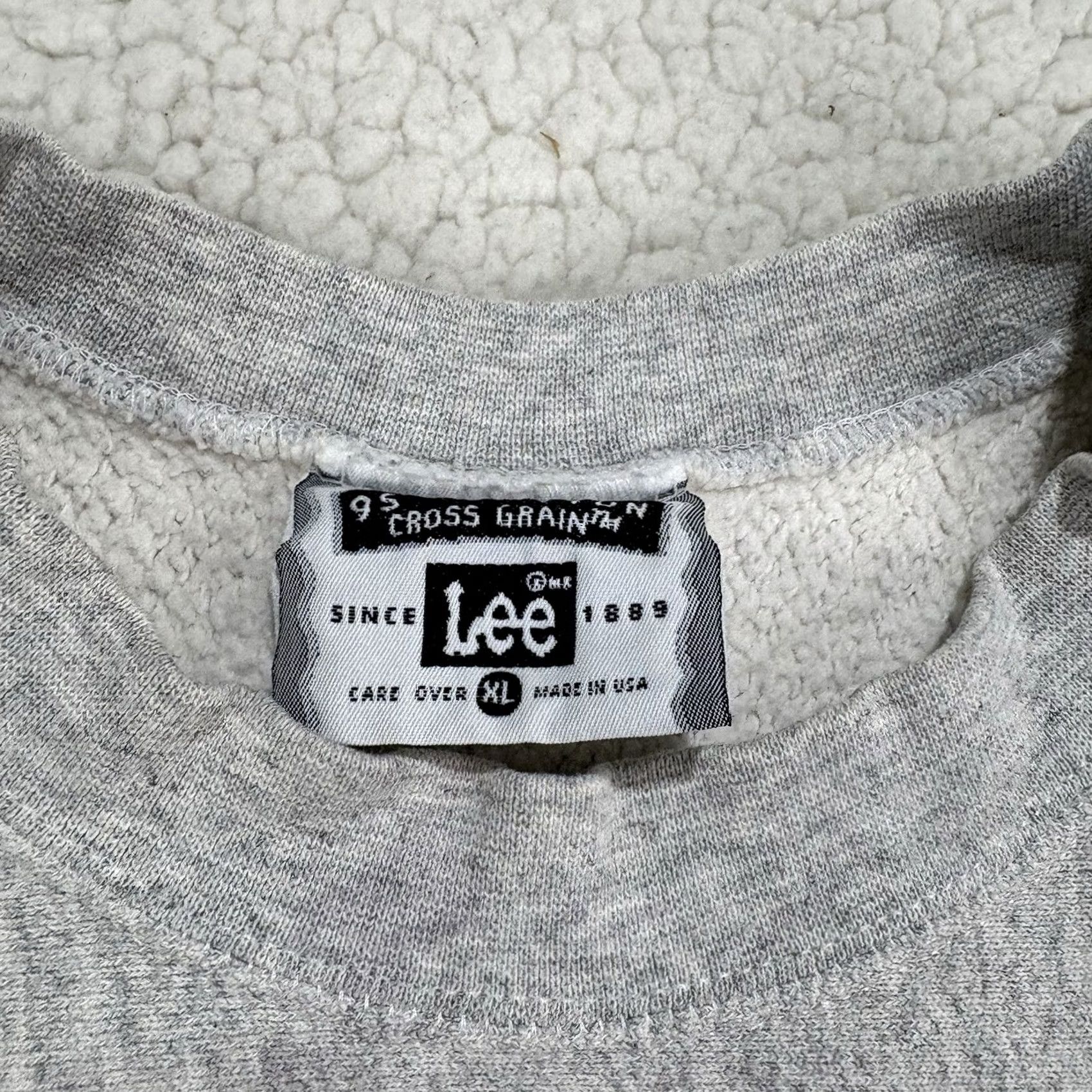 Lee VINTAGE Lee Sweatshirt XL Crewneck Pullover National Champions 1994 USA Gray Graphic Print College NCAA Shirt Men Size US XL / EU 56 / 4 - 2 Thumbnail