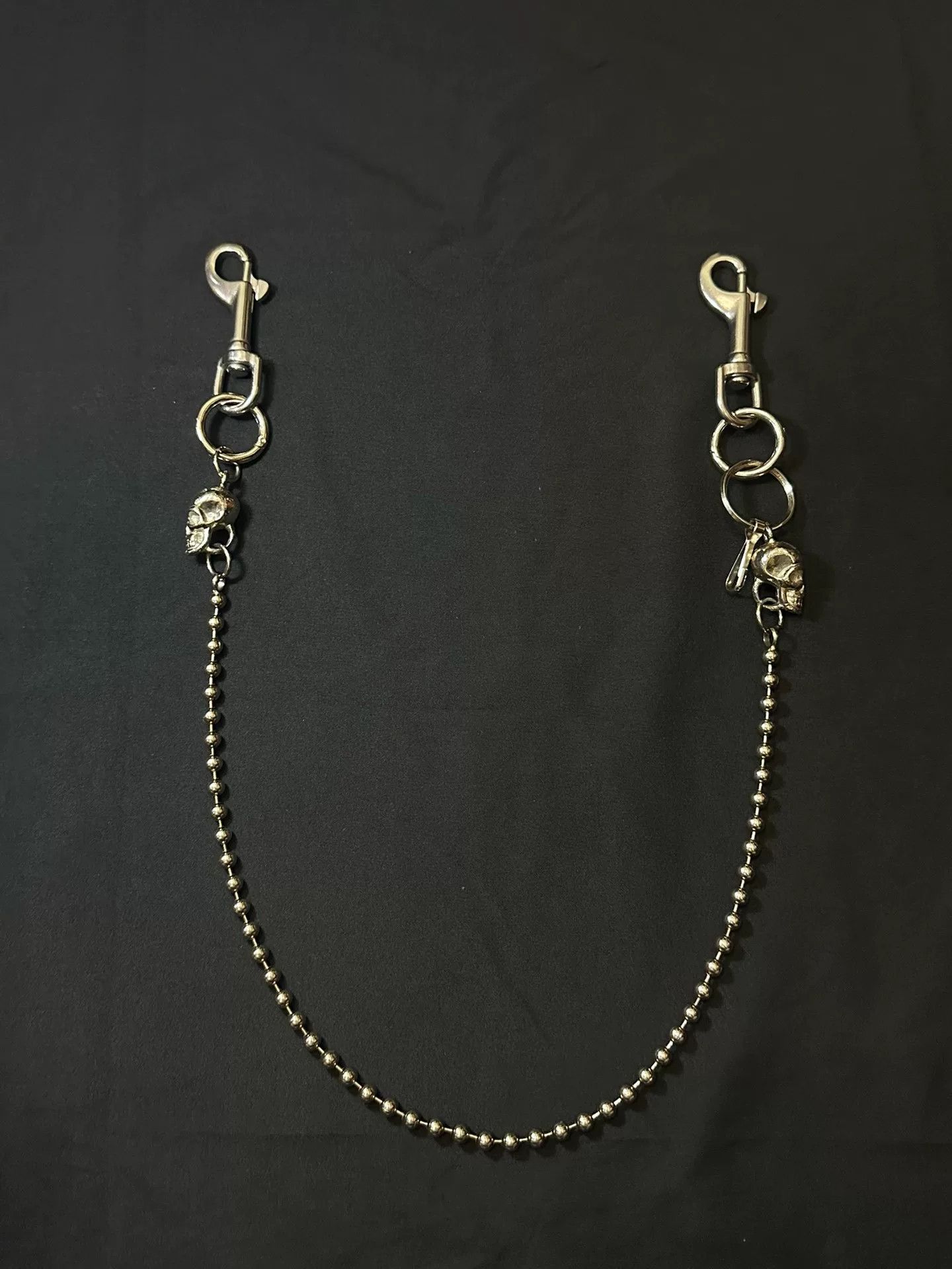 Vintage vintage skull bead chain from the 90s Size ONE SIZE - 1 Thumbnail