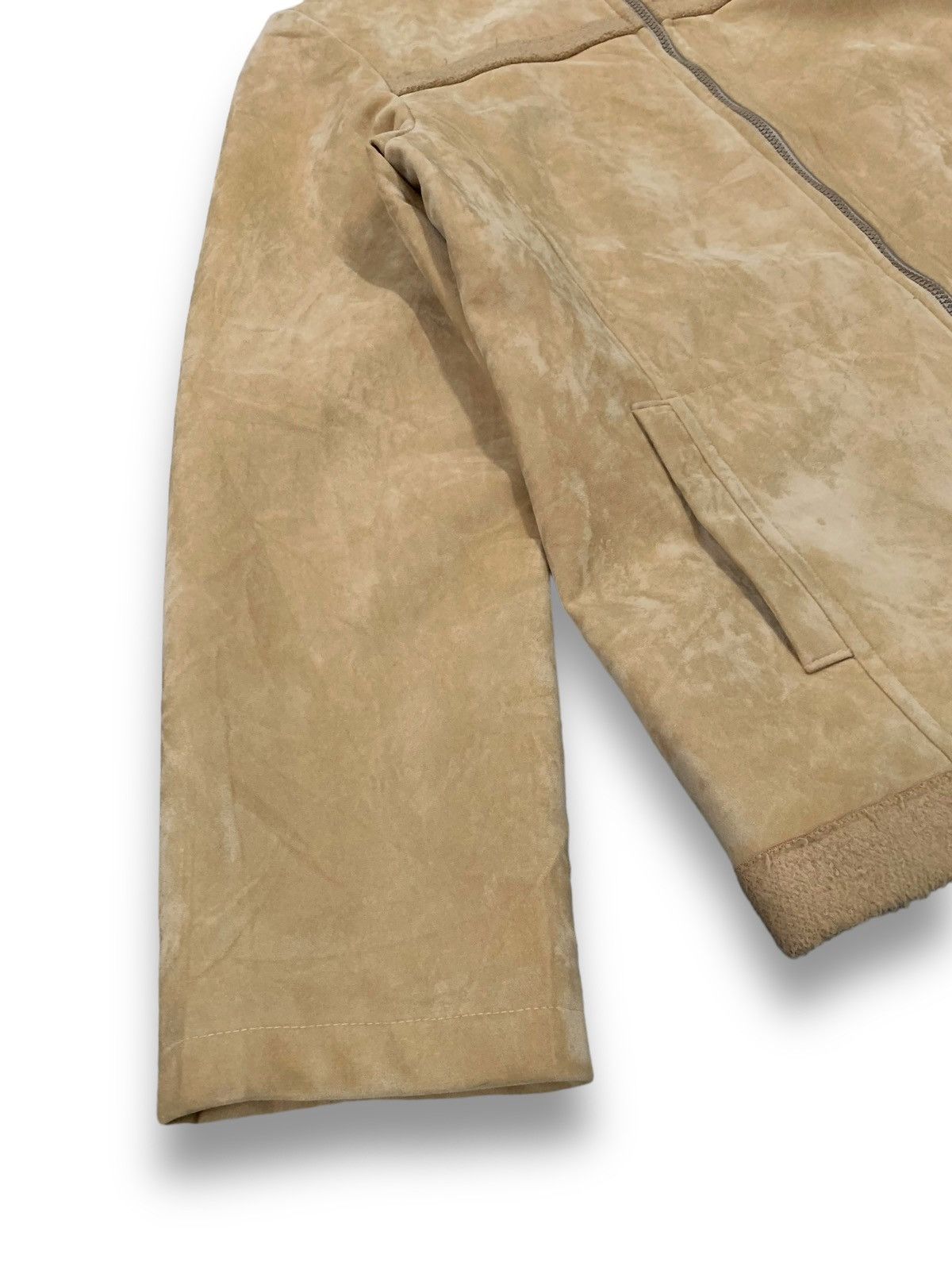 Santa Cruz Skateboards Vintage Santa Cruz Faux Suede Style Full Zip Light Jacket Size US M / EU 48-50 / 2 - 11 Thumbnail