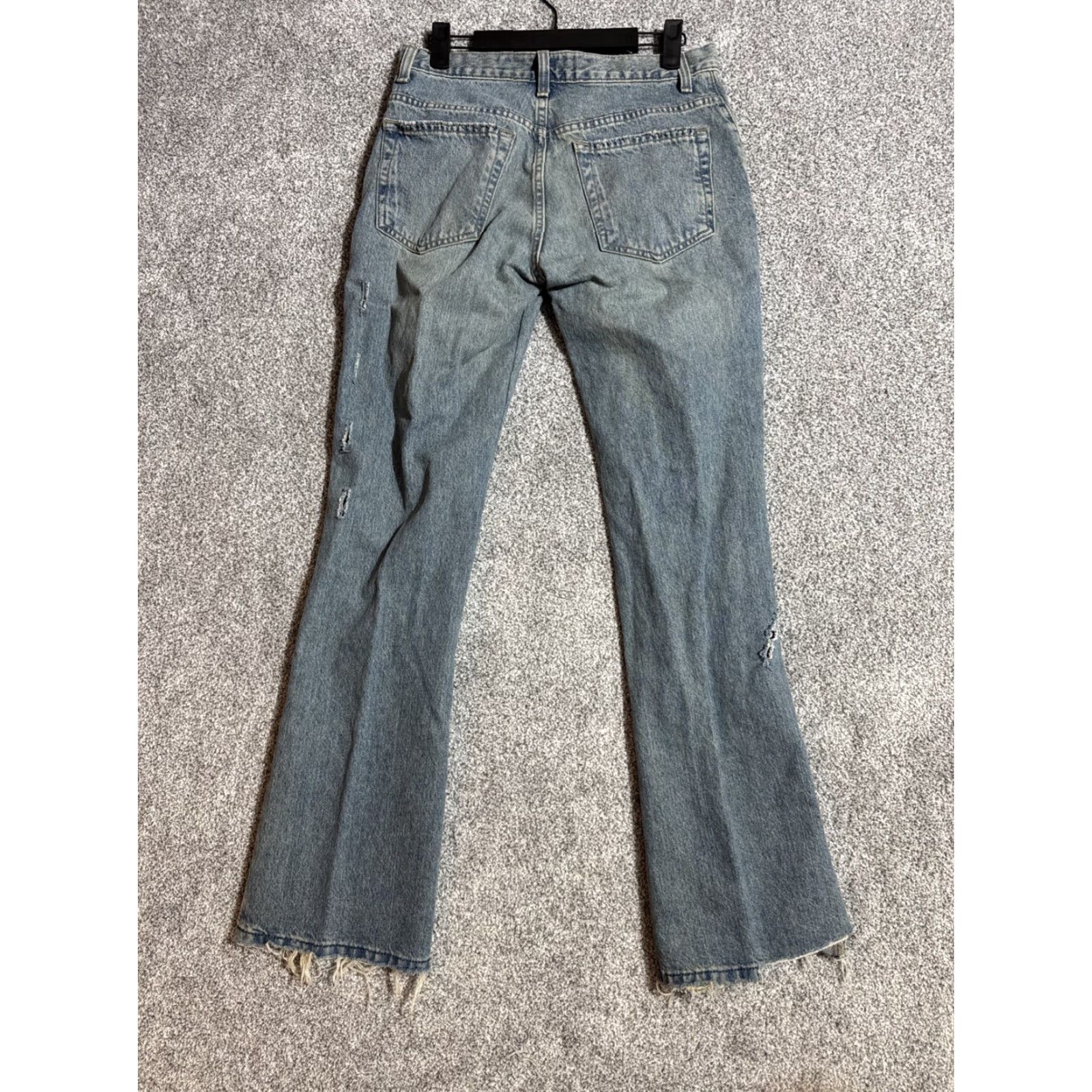 Mossimo VINTAGE Mossimo Jeans Women 28x30 Distressed Grunge Streetwear Punk Bootcut 5-Pocket Denim City 100% Cotton Womens Size 28" / US 6 / IT 42 - 6 Thumbnail