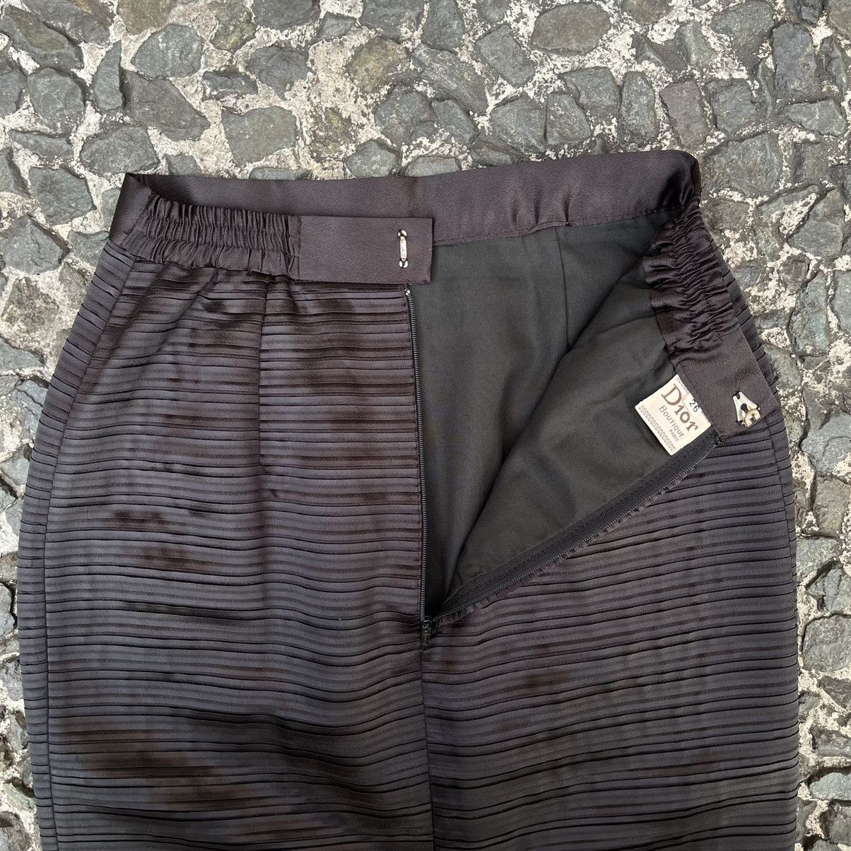 Dior Christian Dior Boutique Pleated Pencil Skirt Size 26" / US 2 / IT 38 - 15 Thumbnail