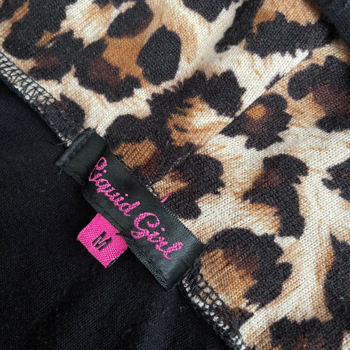 If Six Was Nine LIQUID GIRL DOUBLE LAYER LEOPARD PUNK GOTHIC SWEATER Size M / US 6-8 / IT 42-44 - 7 Thumbnail