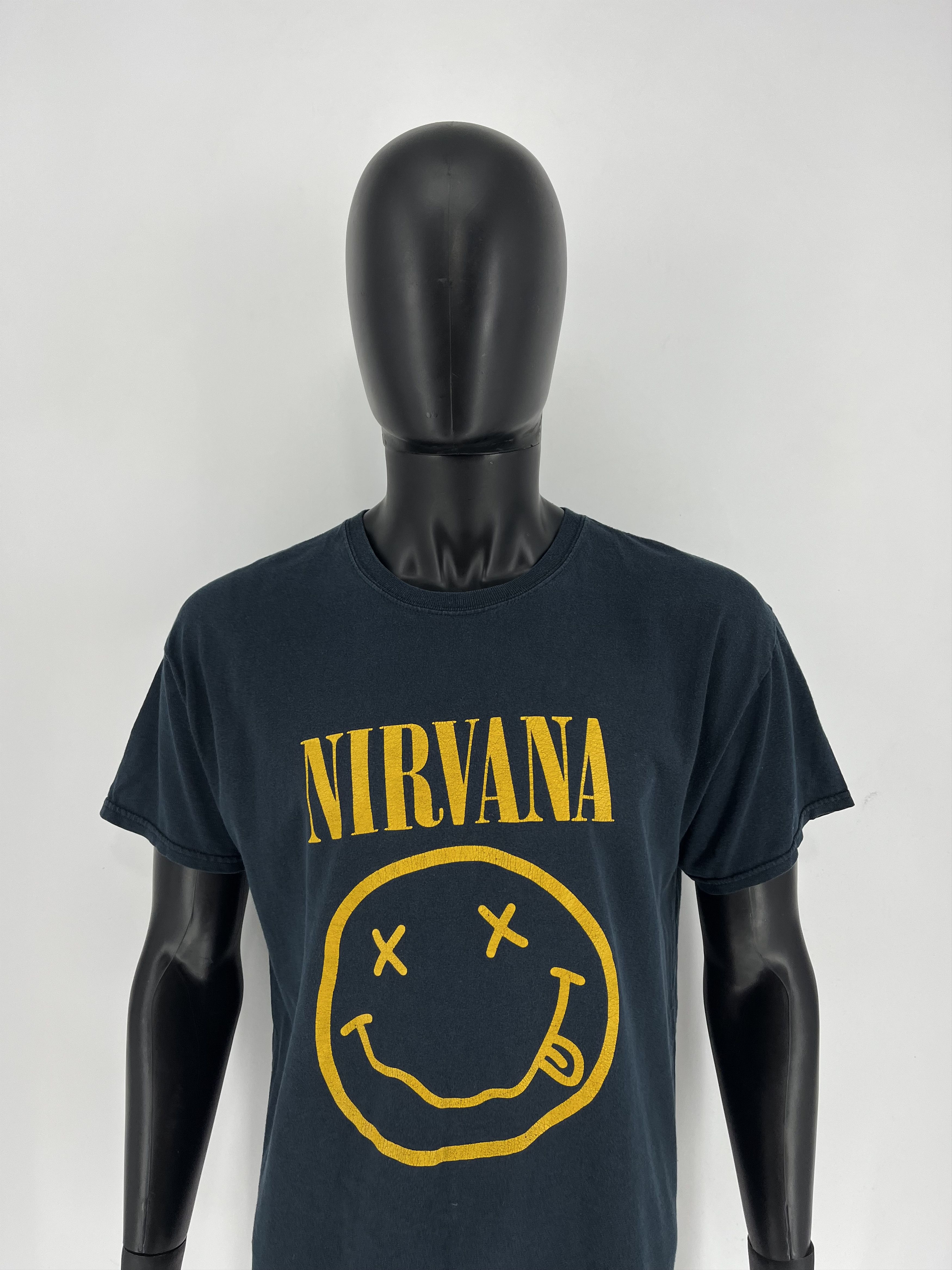 Band Tees × Nirvana × Vintage Vinyage Y2K Nirvana Band Tee Black Size US L / EU 52-54 / 3 - 1 Thumbnail