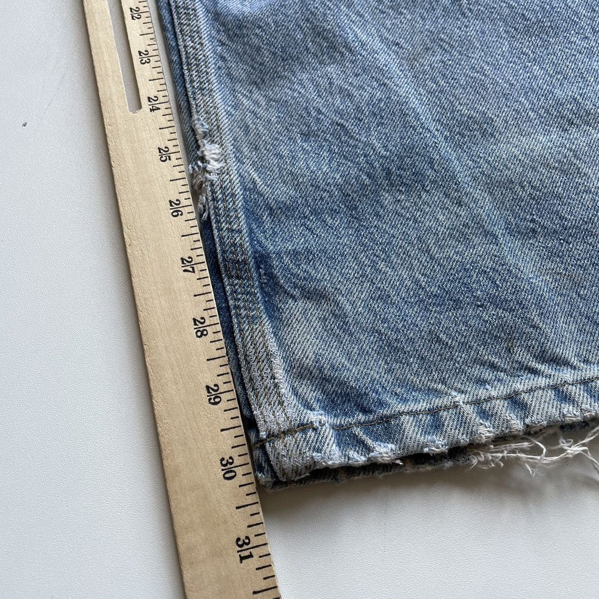 Carhartt × Vintage Vintage 90s Y2K Carhartt Distressed Denim Jeans 36x32 Rare Size US 36 / EU 52 - 8 Thumbnail