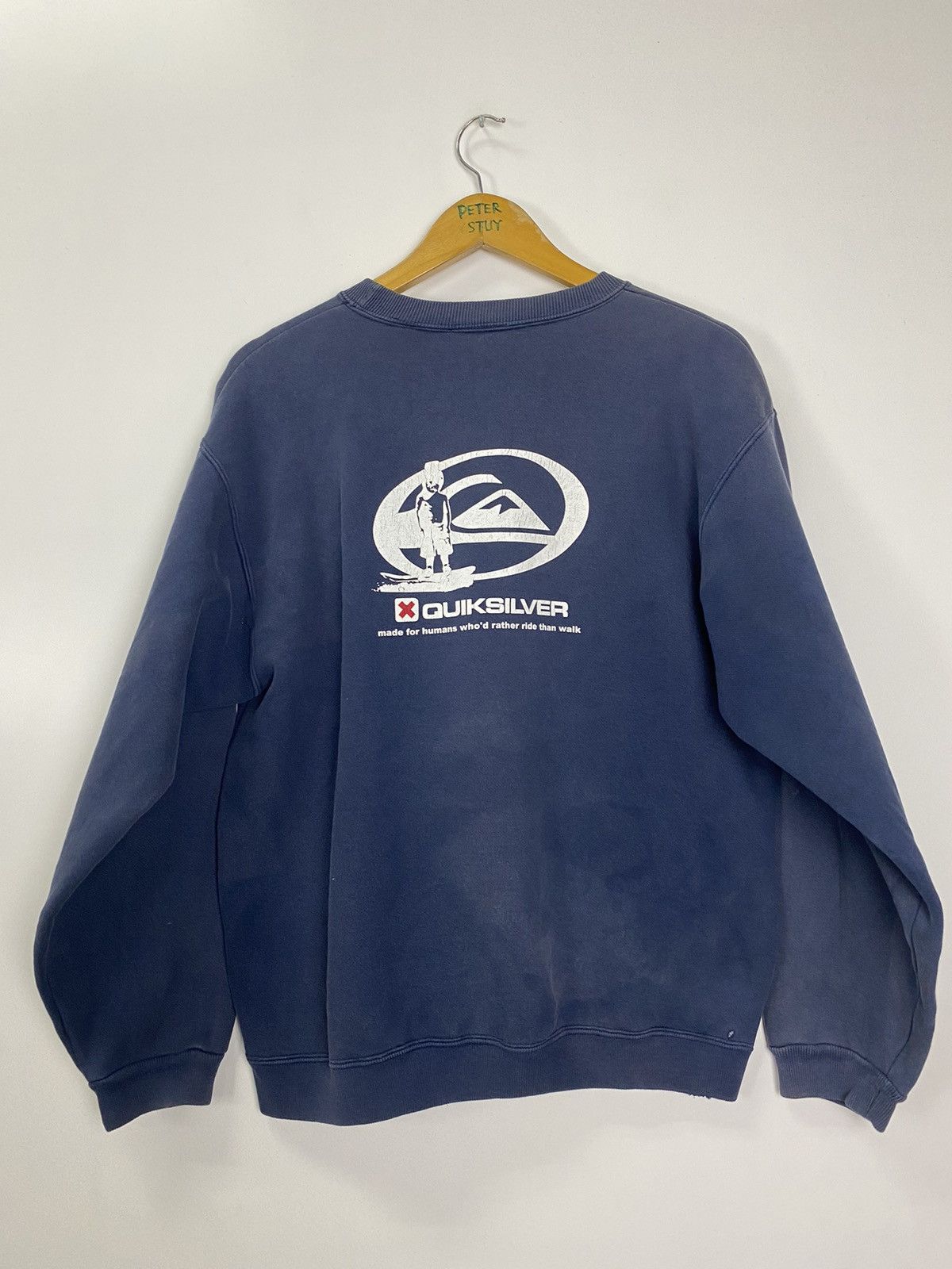 Quiksilver × Vintage Vintage Quiksilver big logo sweatshirt Size US L / EU 52-54 / 3 - 10 Thumbnail