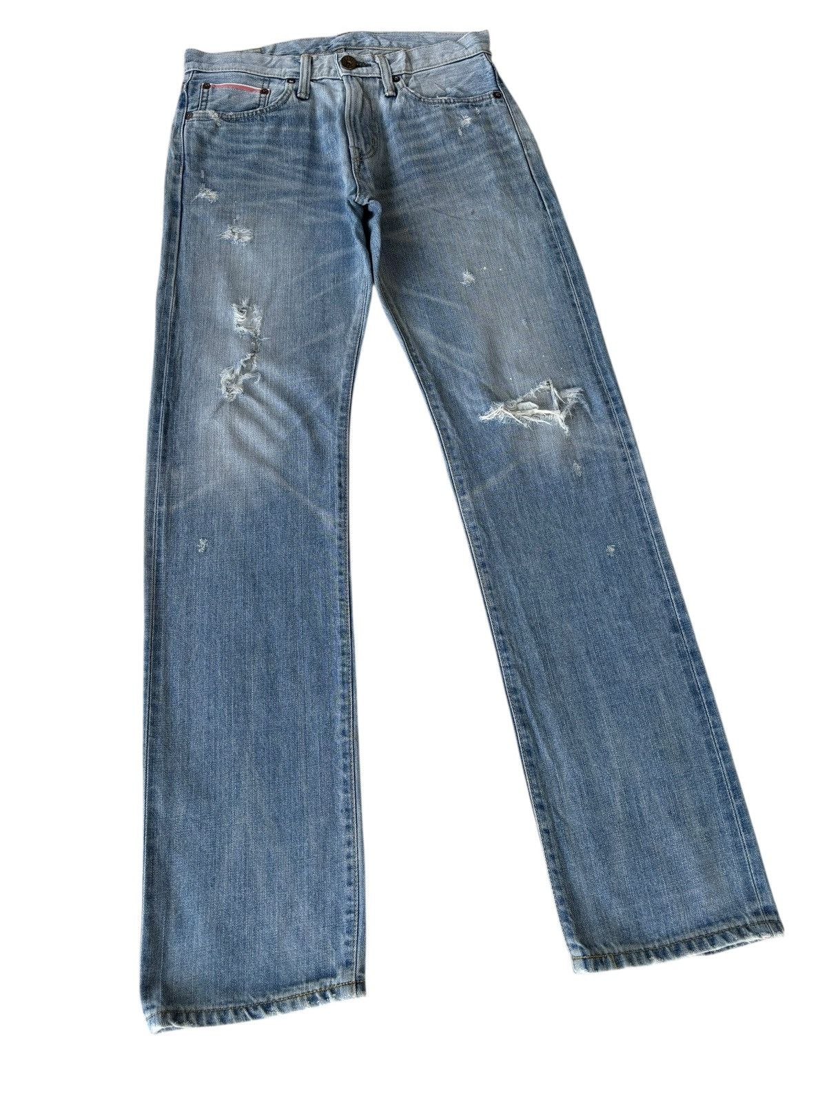 Kapital 💥EDWIN 505zx SELVEDGE DENIM BUCKLE BACK BLUE WASH JEANS Size US 30 / EU 46 - 6 Thumbnail