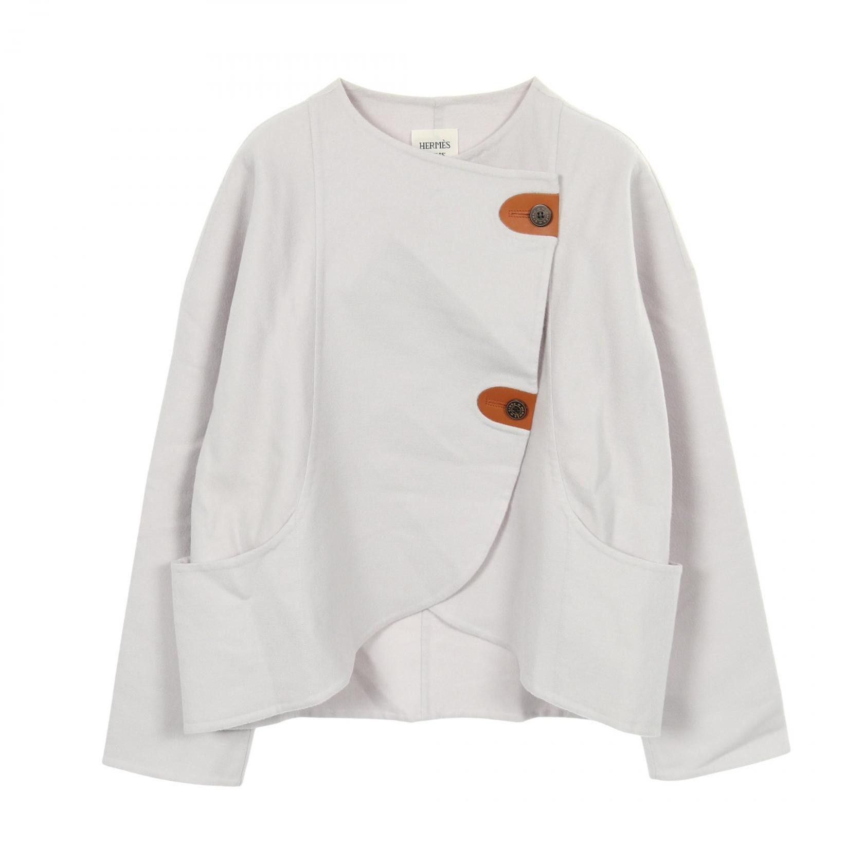 Hermes Hermes Hermes Sellier Knit Cardigan34 Textile Outerwear DUTY FREE for USA Size ONE SIZE - 1 Thumbnail