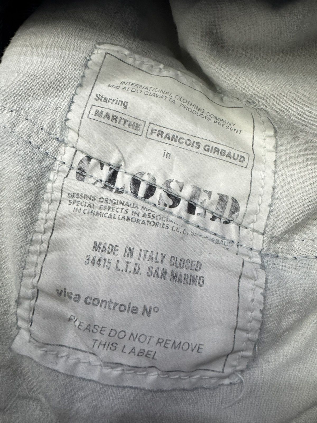 CLOSED 1980s MARITHE FRANCOIS GIRBAUD X CLOSED TUPAC SHAKUR JEANS Size US 27 - 9 Thumbnail