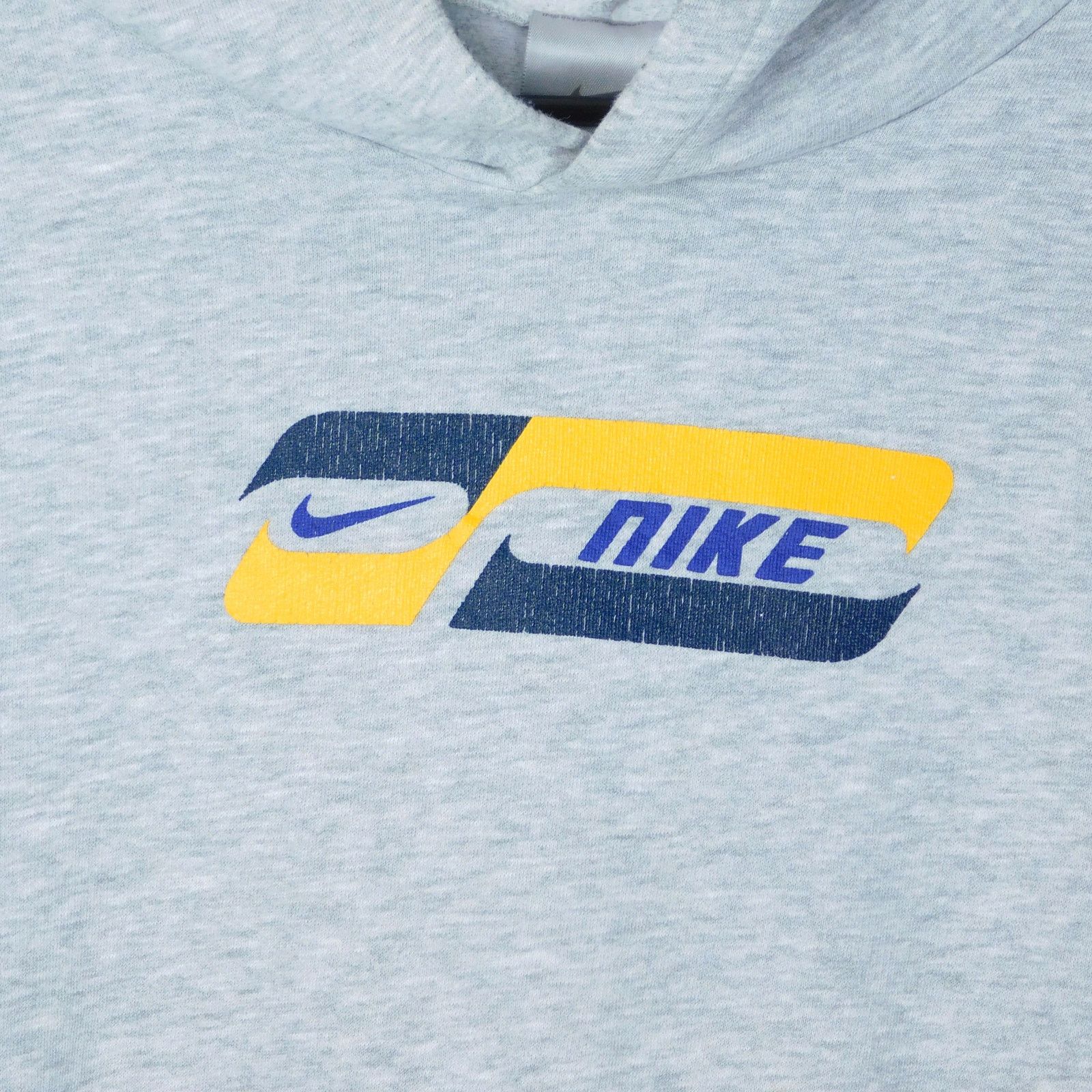 Nike Y2K Nike Hoodie XL Silver Tag Box Logo Sleeve Print Gray Size US XL / EU 56 / 4 - 4 Thumbnail