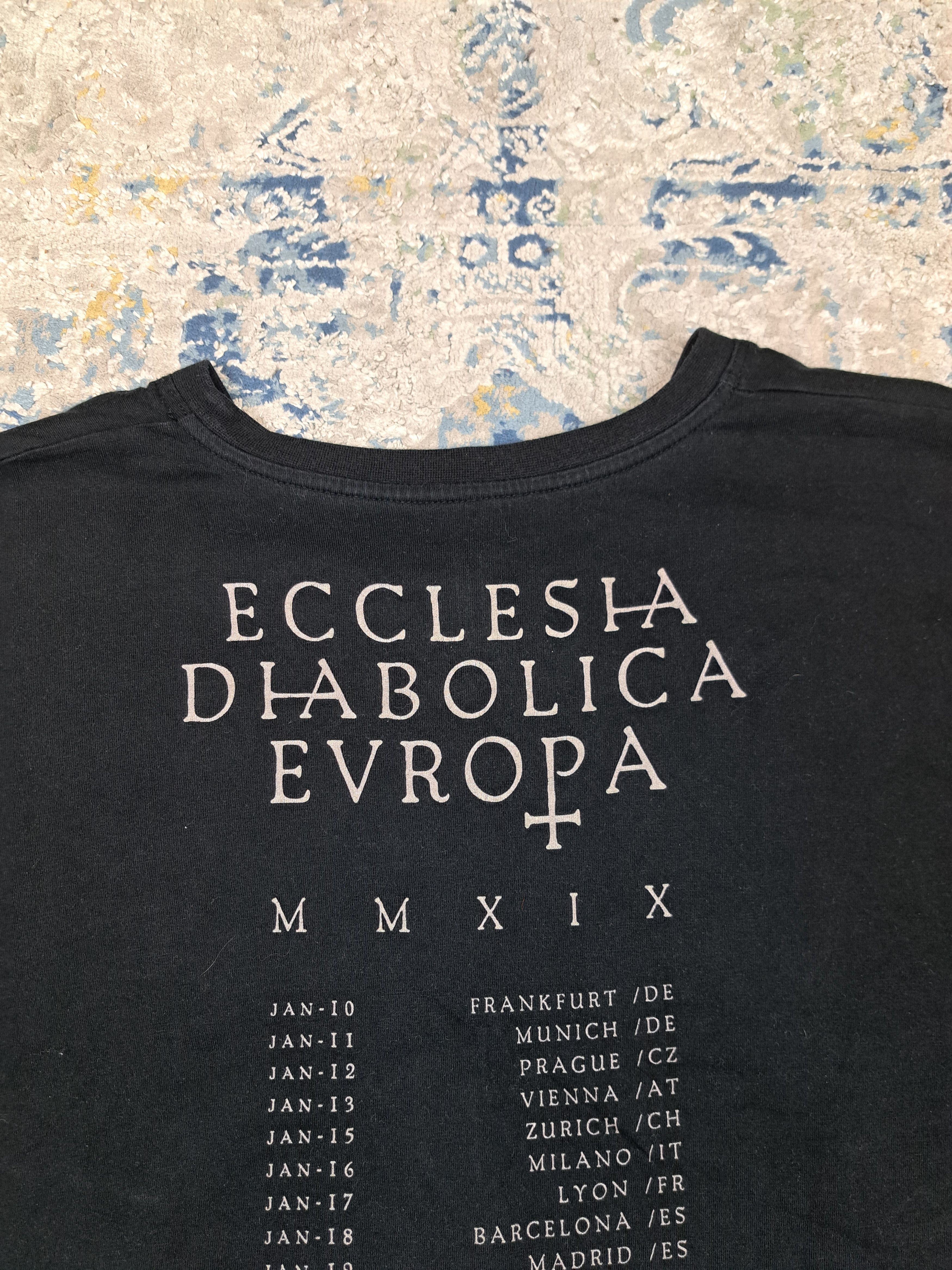 Band Tees Behemoth Ecclesia Diabolica Europa Band Tee Metal Hard Rock Size US XL / EU 56 / 4 - 5 Thumbnail