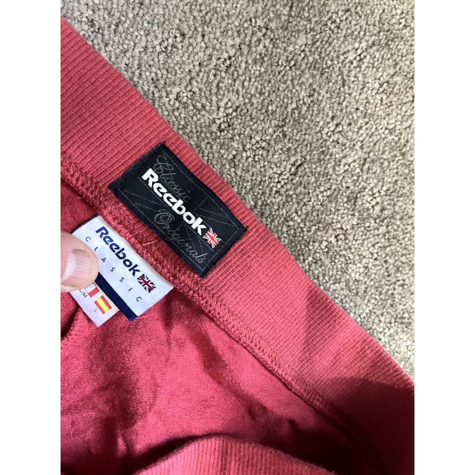 Reebok Reebok Classics Women’s Pink Sweatpants L Size Large Size 36" / US 14 / IT 50 - 6 Thumbnail