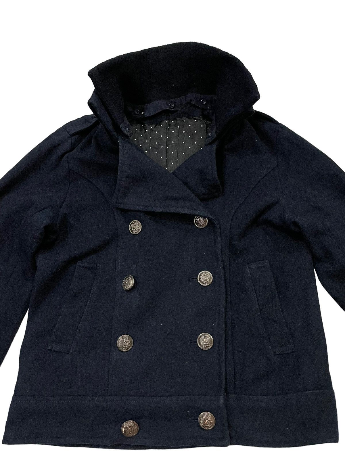 If Six Was Nine × Japanese Brand Japanese Faux Suede Wool Double Breasted Jacket Size US L / EU 52-54 / 3 - 6 Thumbnail