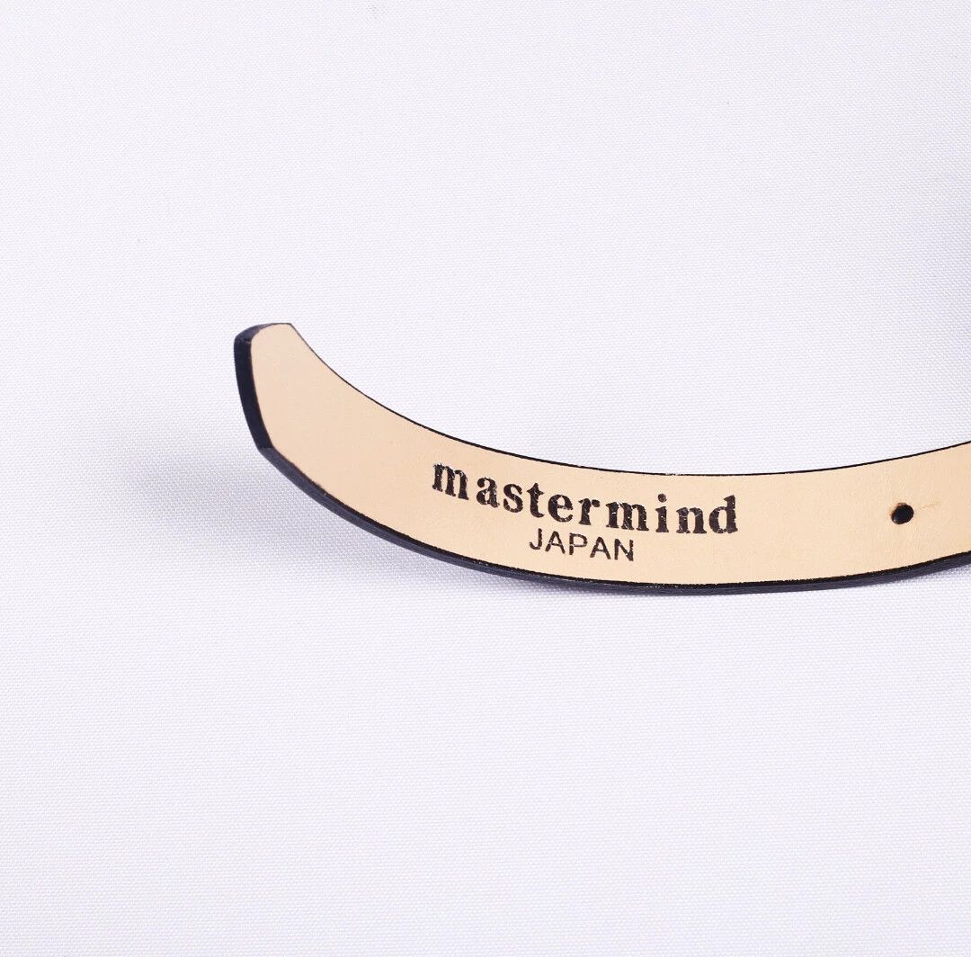 Mastermind World mmw women's belt Matsukawa leather, gs "love" crystal Size ONE SIZE - 5 Thumbnail