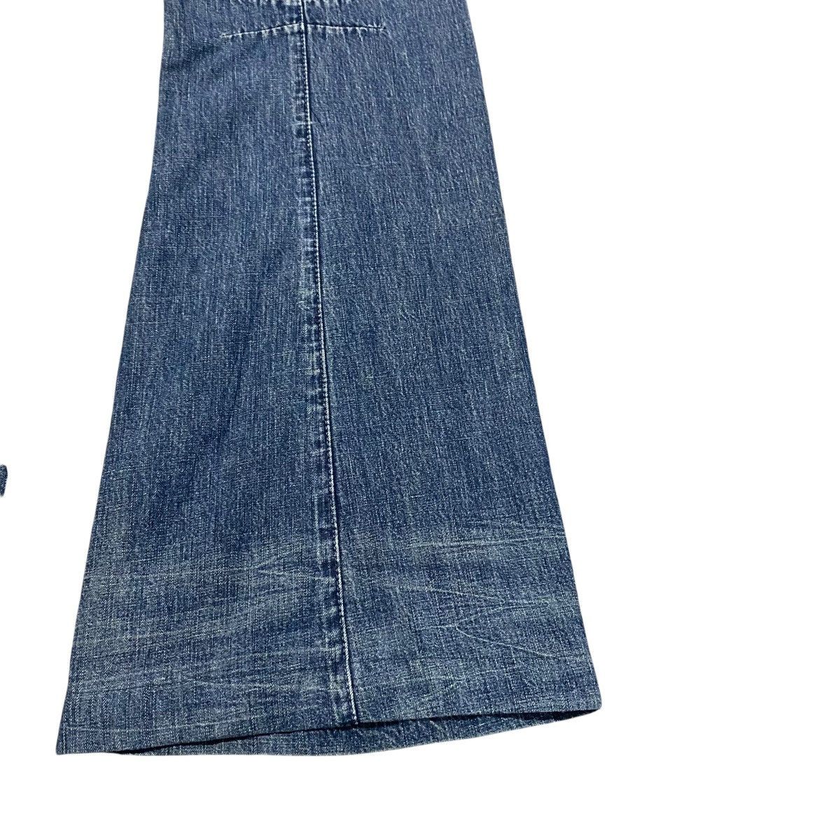 Marithe + Francois Girbaud Marithe Francois Girbaud Denim Super Flare Low Rise Jeans Size 28" / US 6 / IT 42 - 15 Thumbnail