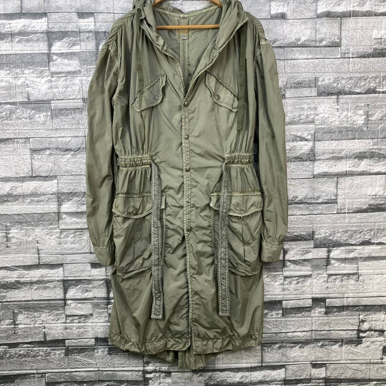 Diesel Black Gold RARE DIESEL WRINKLE NYLON UTILITY PARACHUTE PARKAS Size US L / EU 52-54 / 3 - 2 Thumbnail