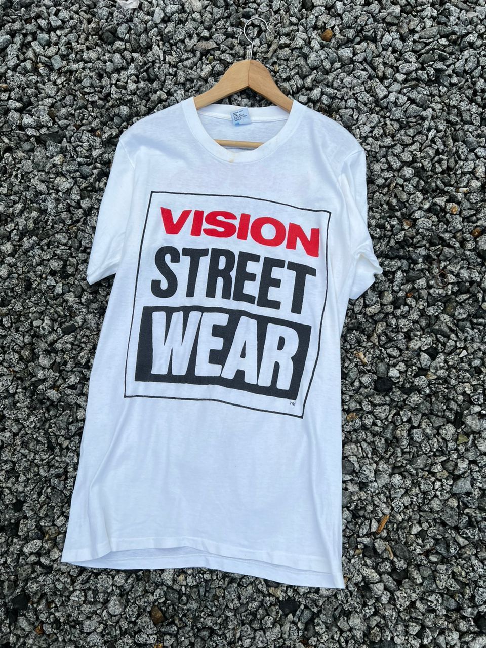 Vintage × Vision Streetwear Vintage 80s Single Stitch Vision Streetwear Spellout Size US L / EU 52-54 / 3 - 3 Thumbnail