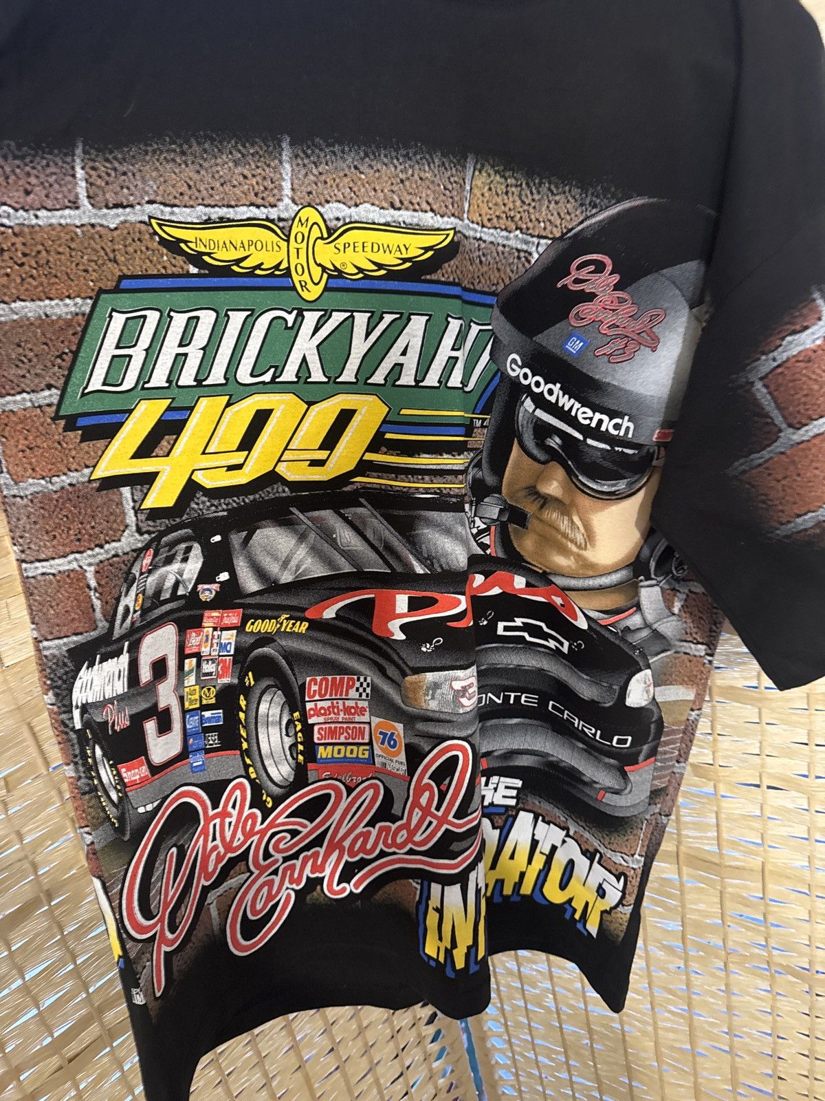 Vintage Dale Earnhardt Brickyard 400 T shirt 1998 Size US M / EU 48-50 / 2 - 1 Thumbnail