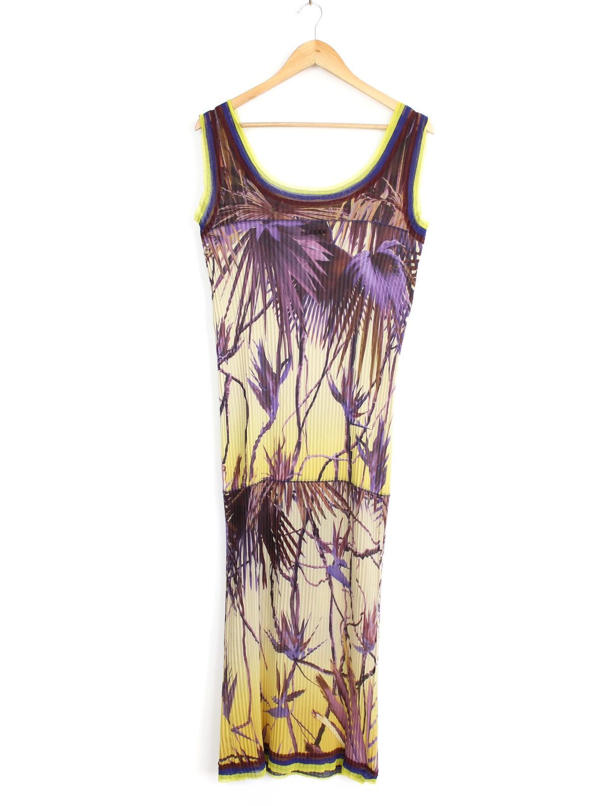 Jean Paul Gaultier Jean Paul Gaultier Vintage 90s Abstract Floral Maxi Dress Size S / US 4 / IT 40 - 8 Thumbnail