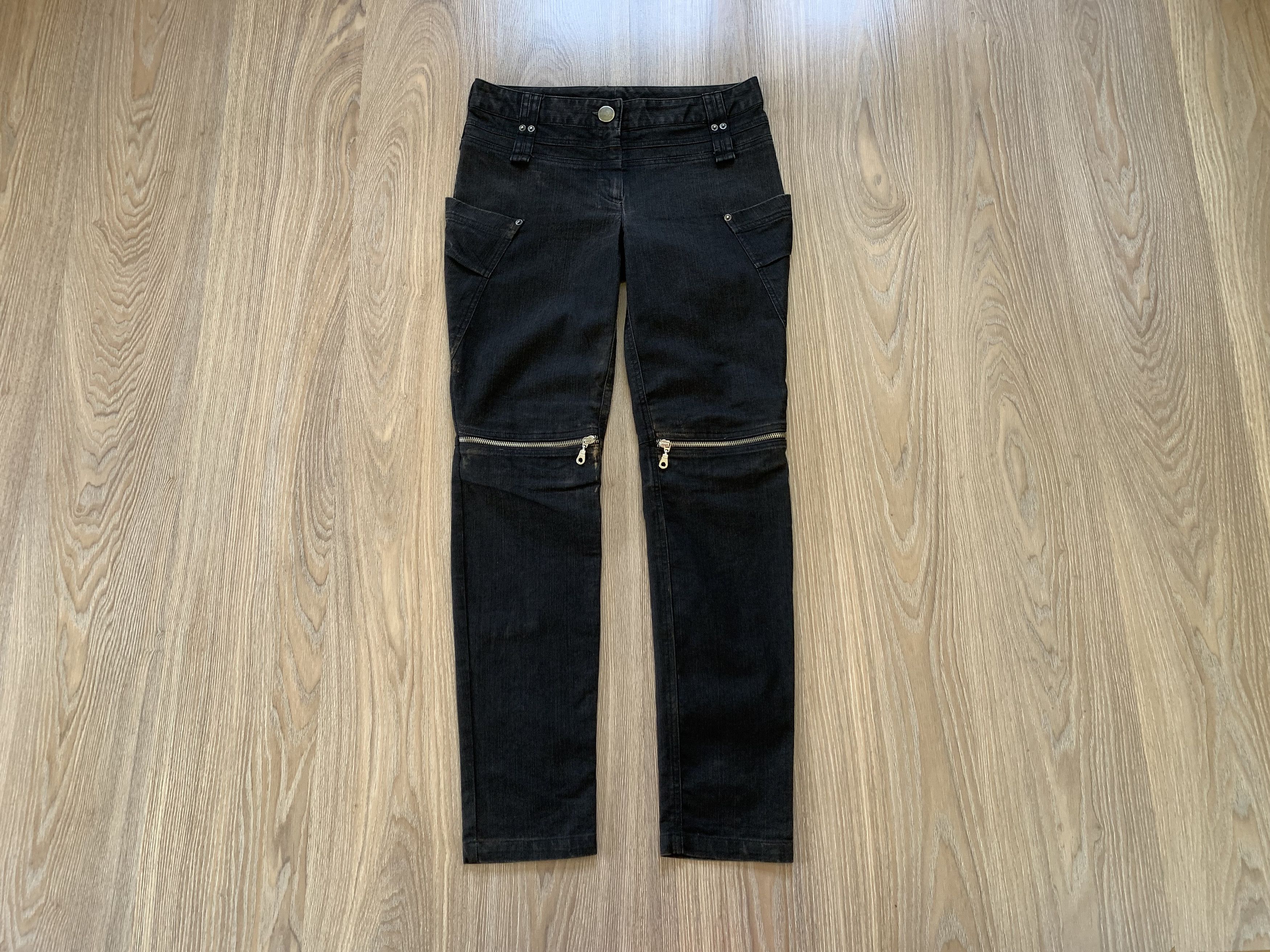 Designer × Handmade Designer Iryna Duch Women’s Handmade Zip Beads Jeans Size 30" / US 8 / IT 44 - 1 Thumbnail