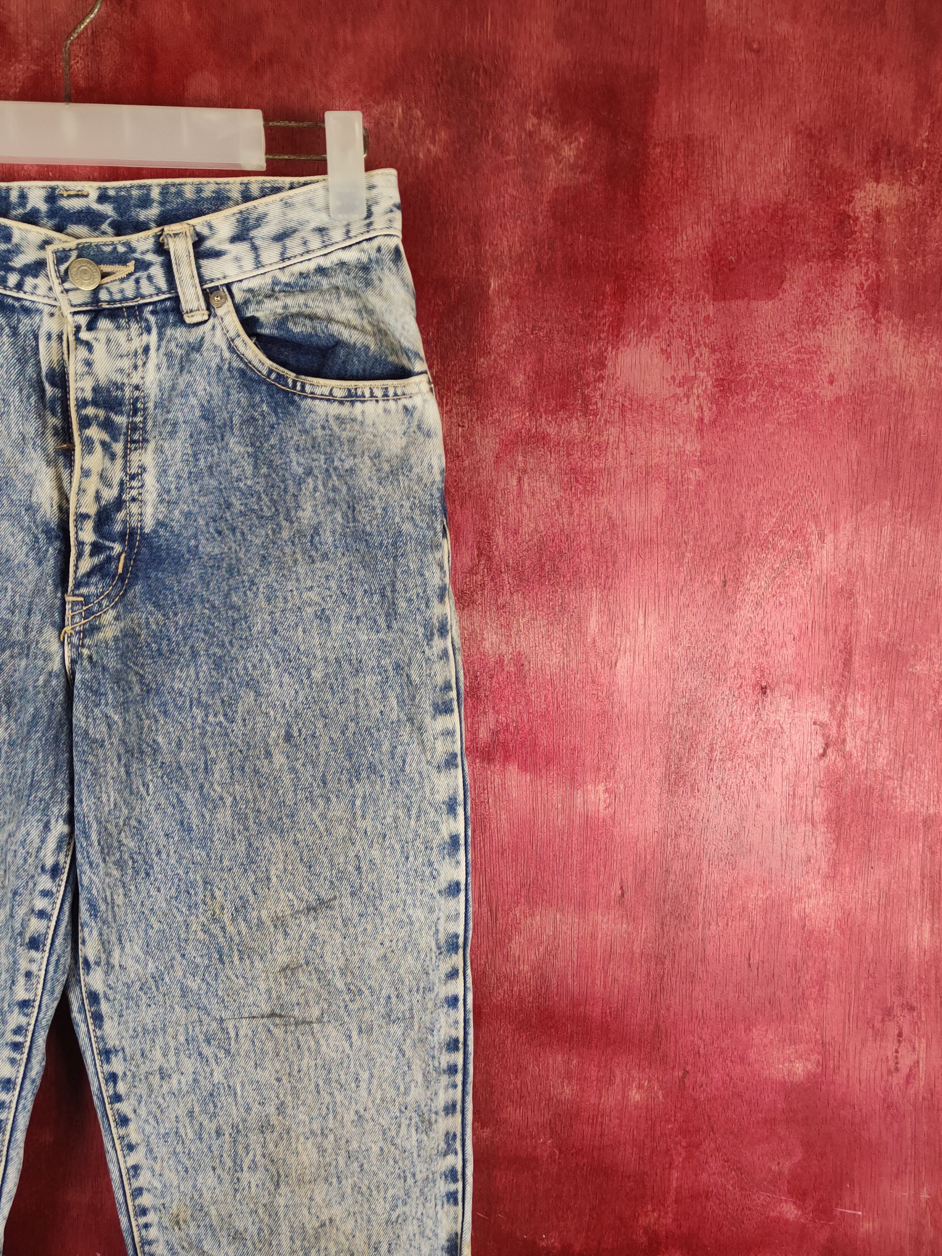 Edwin Edwin Blue Faded Distressed Ripped Jeans #S2360 Size US 27 - 5 Thumbnail